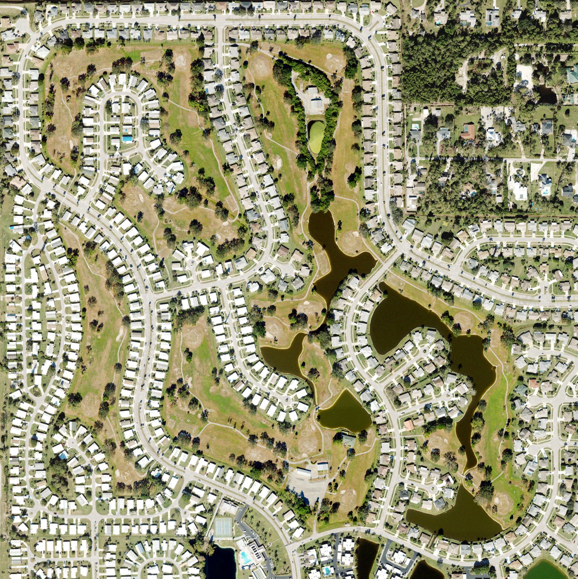 Aerial view of Riviera Golf Club, FL