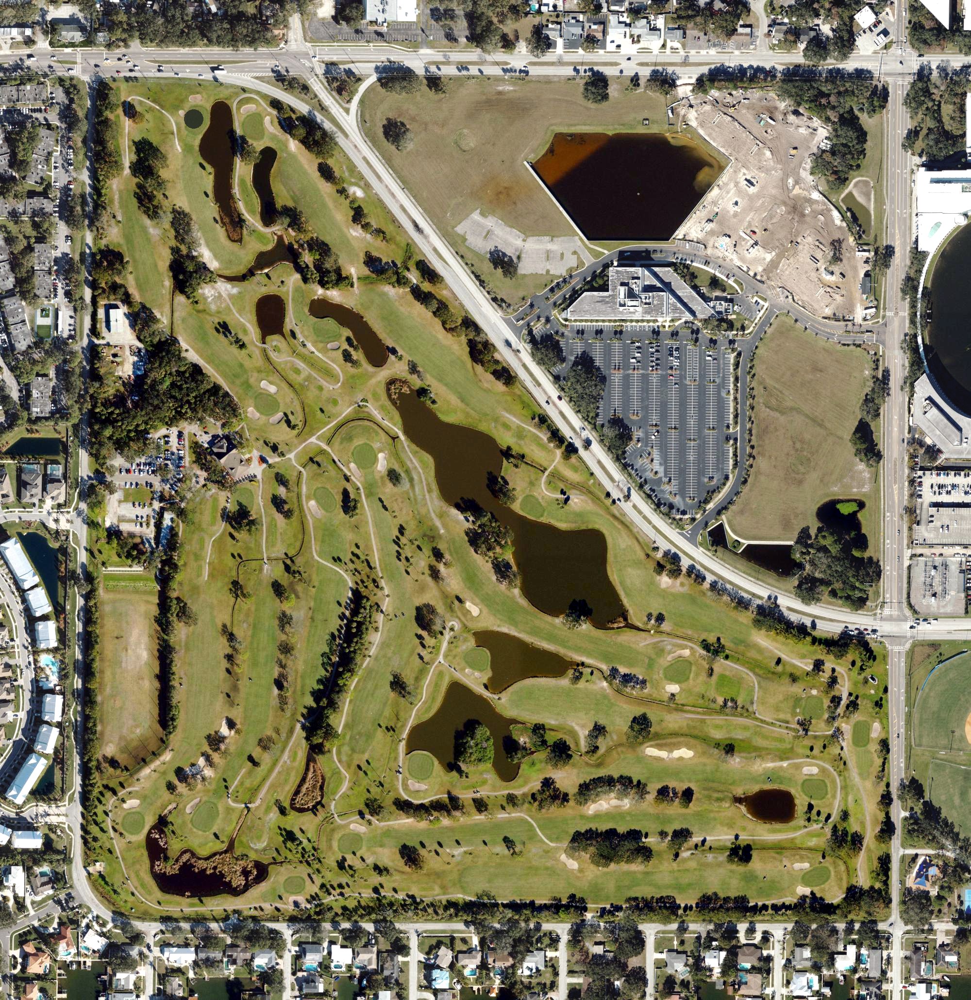 Aerial view of Rocky Point Golf Course, FL