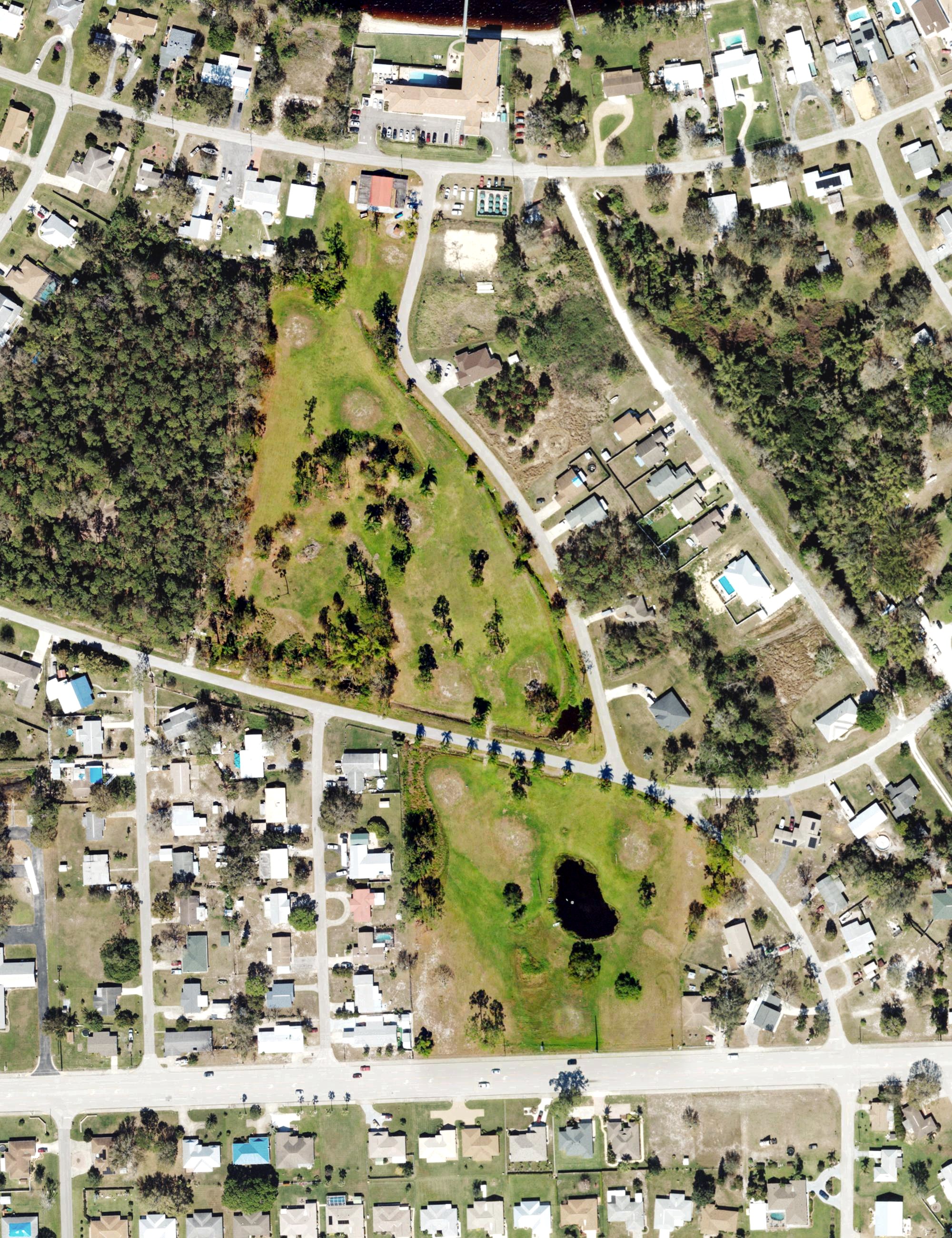 Aerial view of Sebring Golf Links, FL