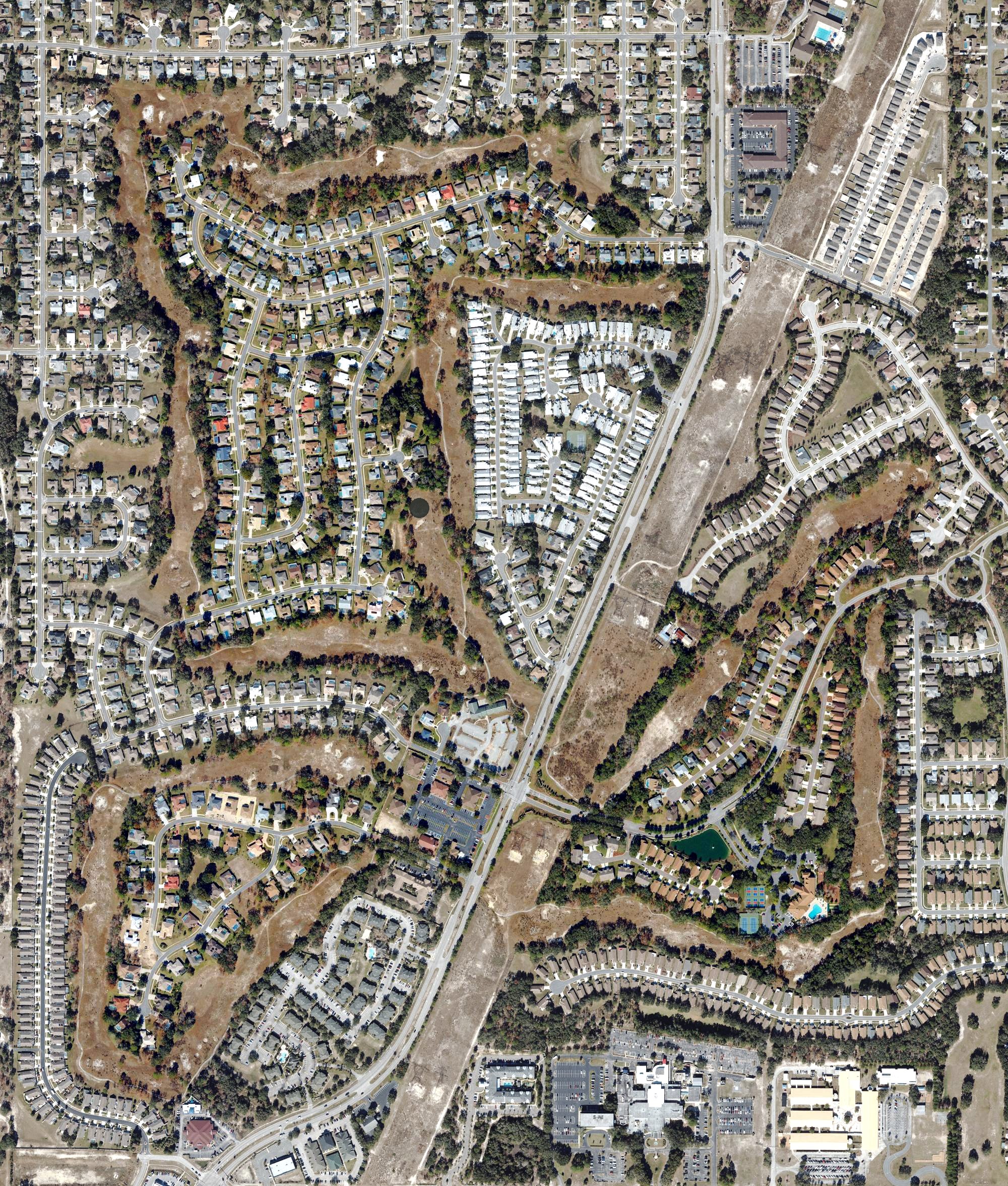 Aerial view of Seven Hills Golfers Club, FL