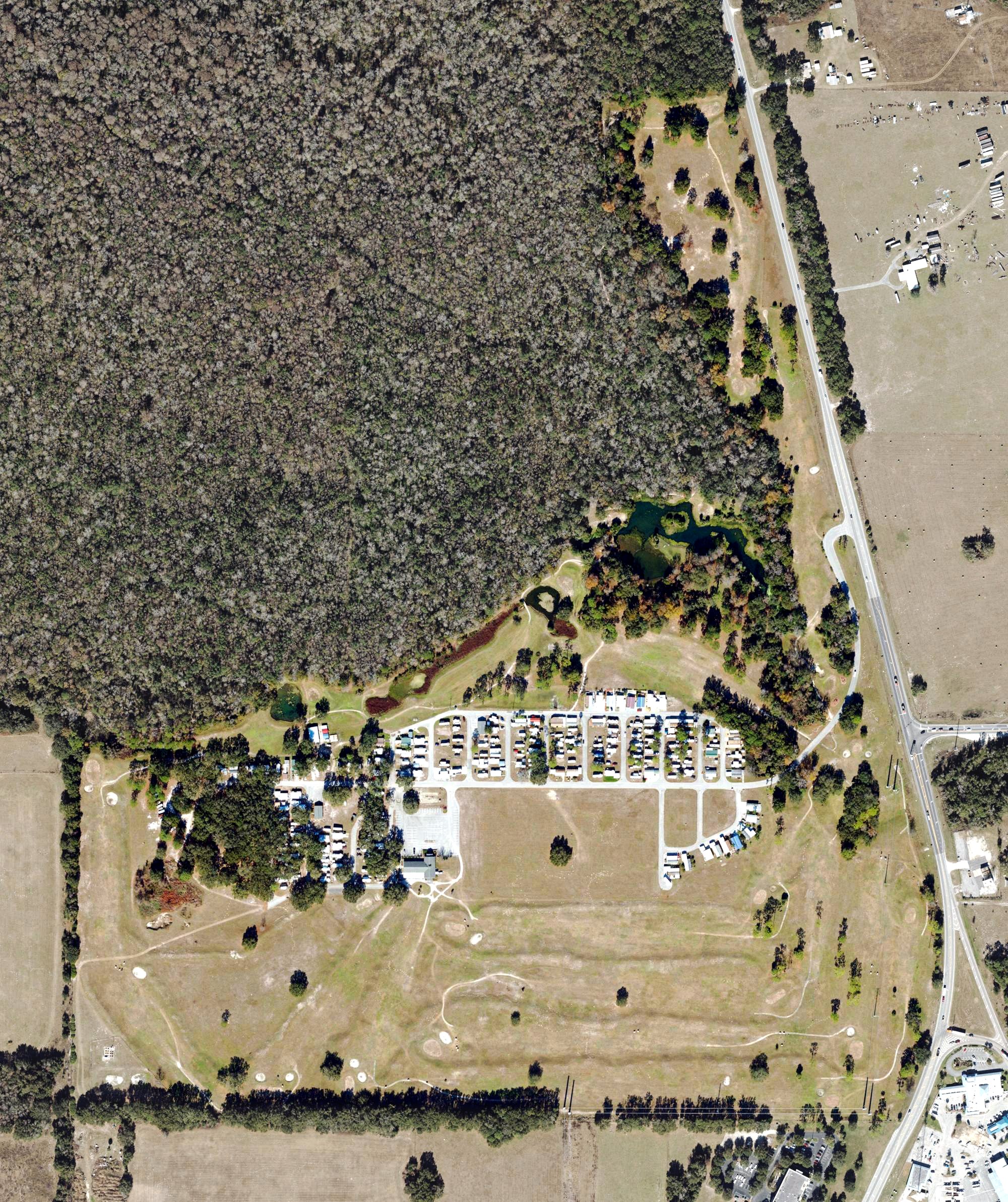 Aerial view of Shady Brook, FL