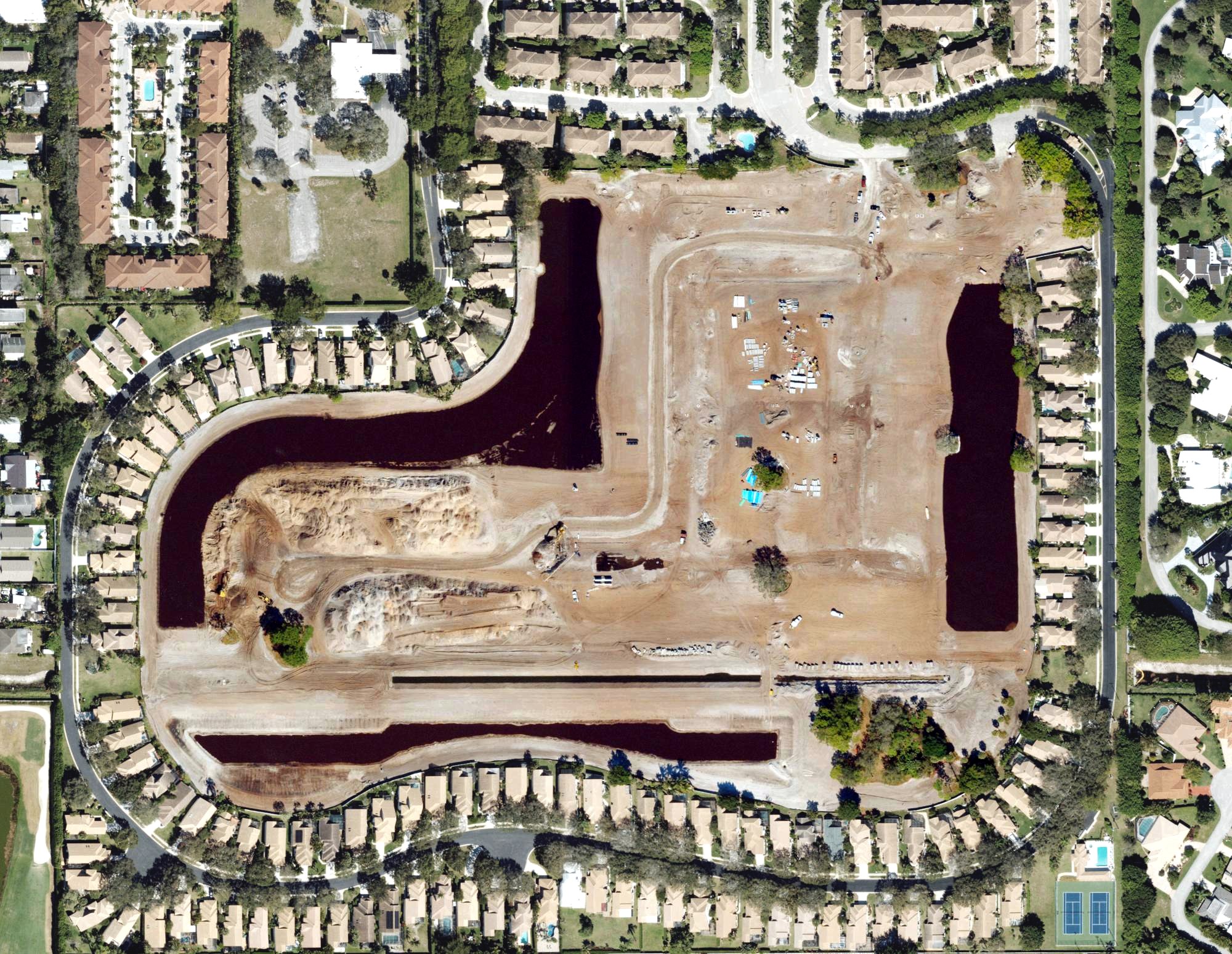 Aerial view of Sherwood Park Golf Club, FL