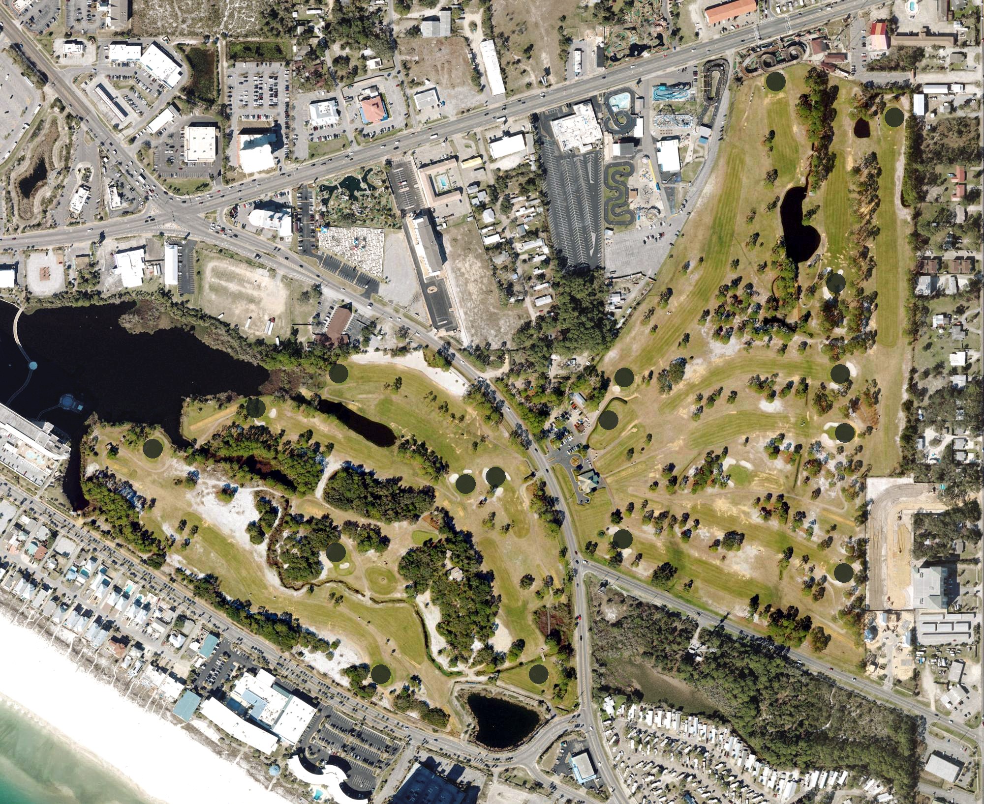 Aerial view of Signal Hills Golf course, FL