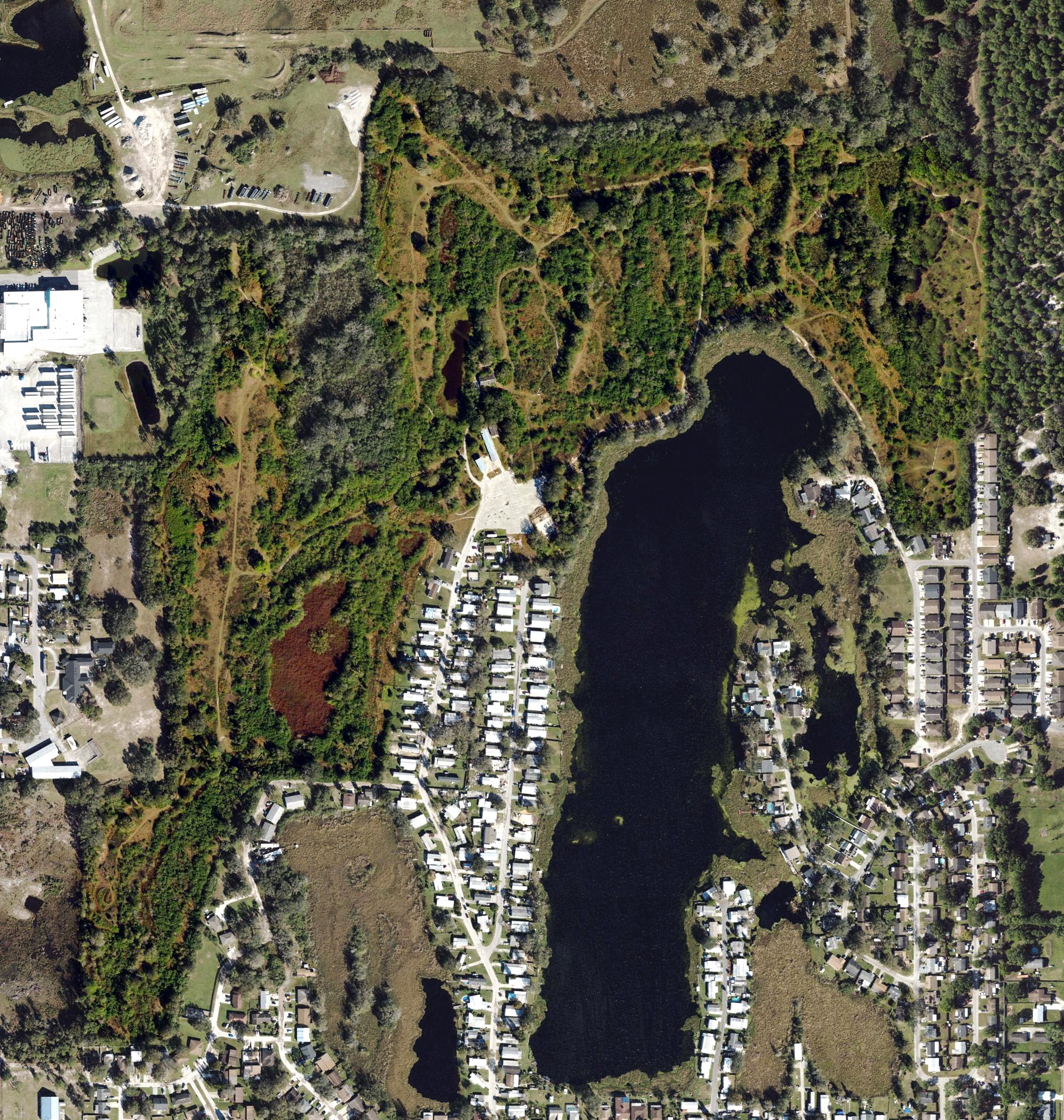 Aerial view of Skyview golf course, FL