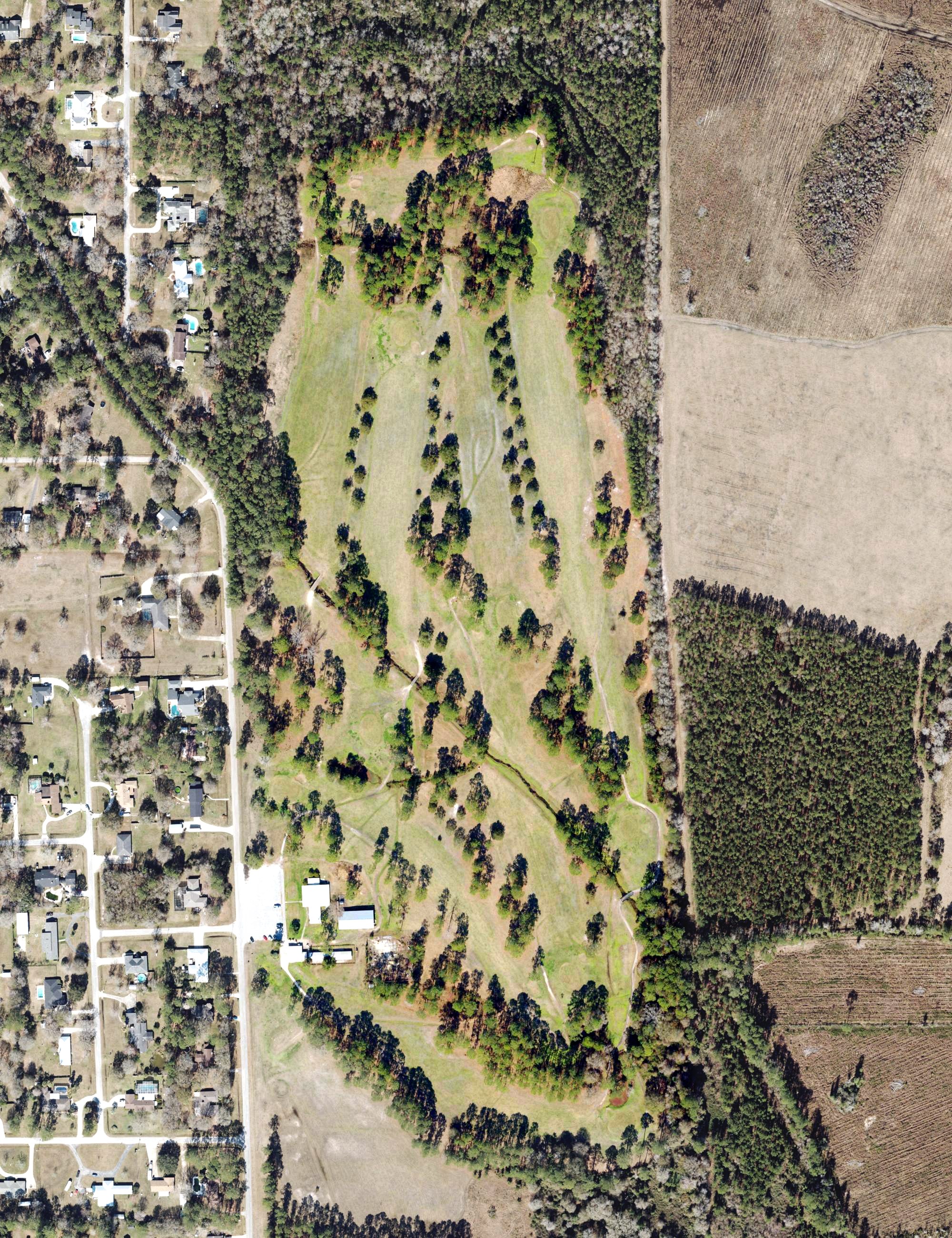 Aerial view of Starke Golf & Country Club, FL
