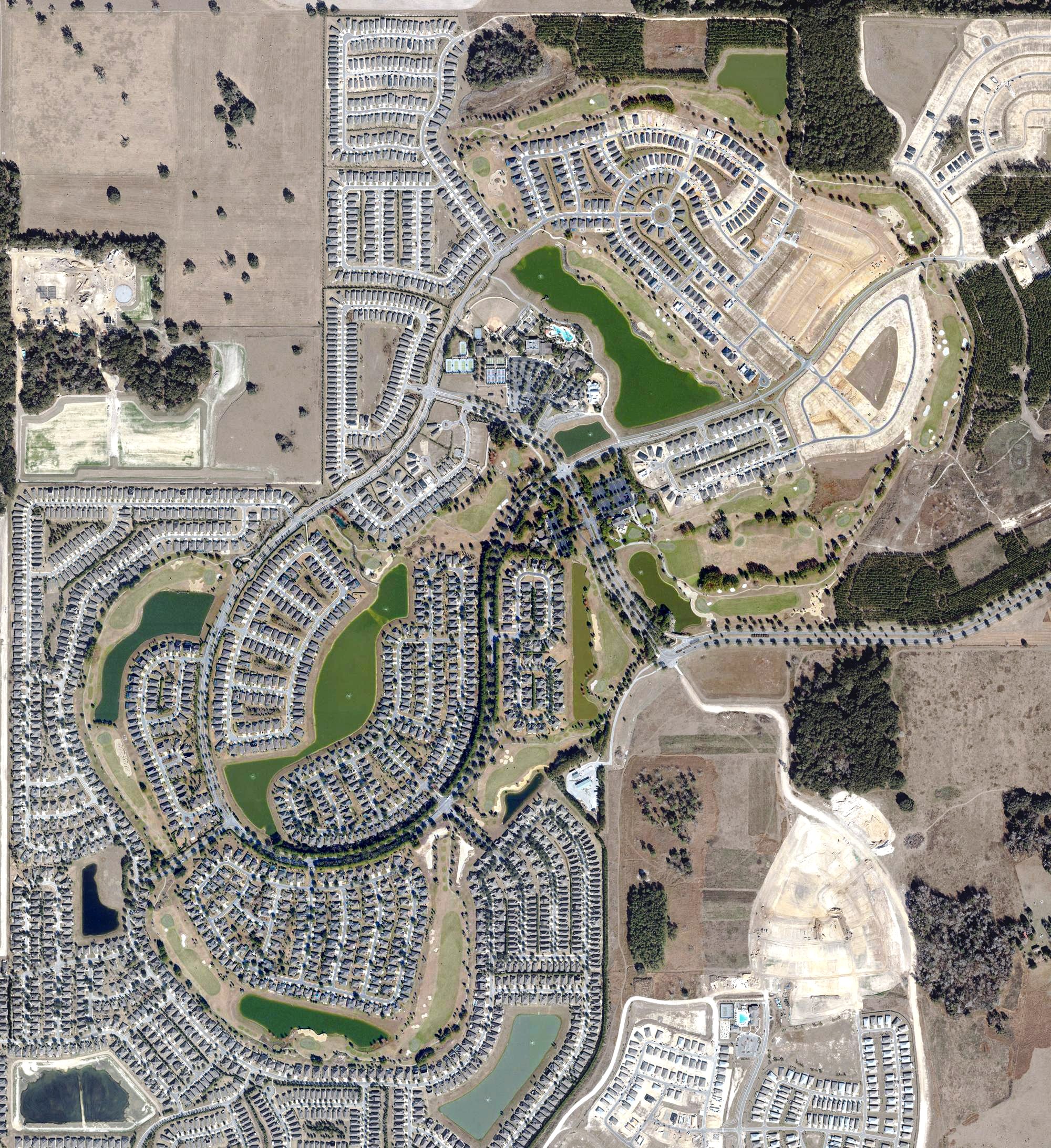 Aerial view of Stone Creek Golf Club, FL