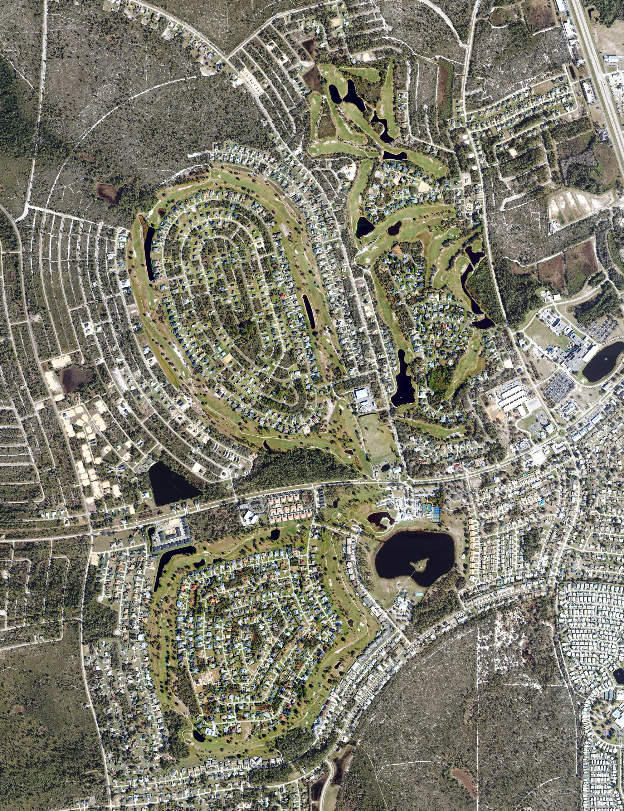 Aerial view of Sun 'n Lake Golf Course, FL