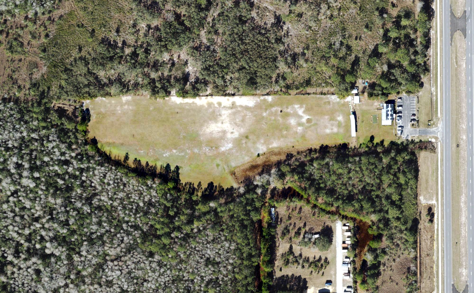 Aerial view of Sweet Swing driving range, FL