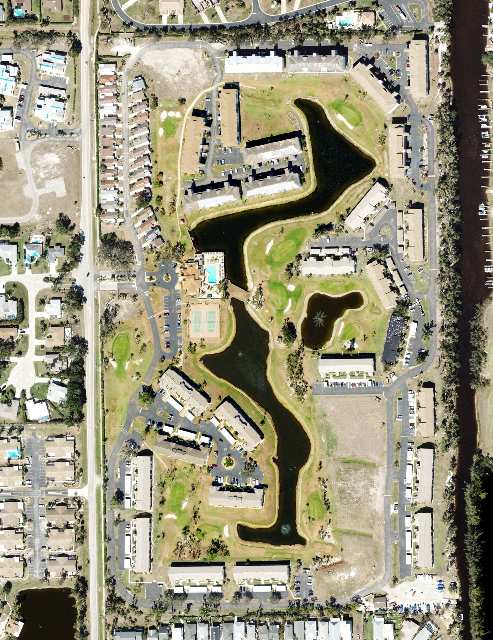 Aerial view of Terraverde Country Club, FL