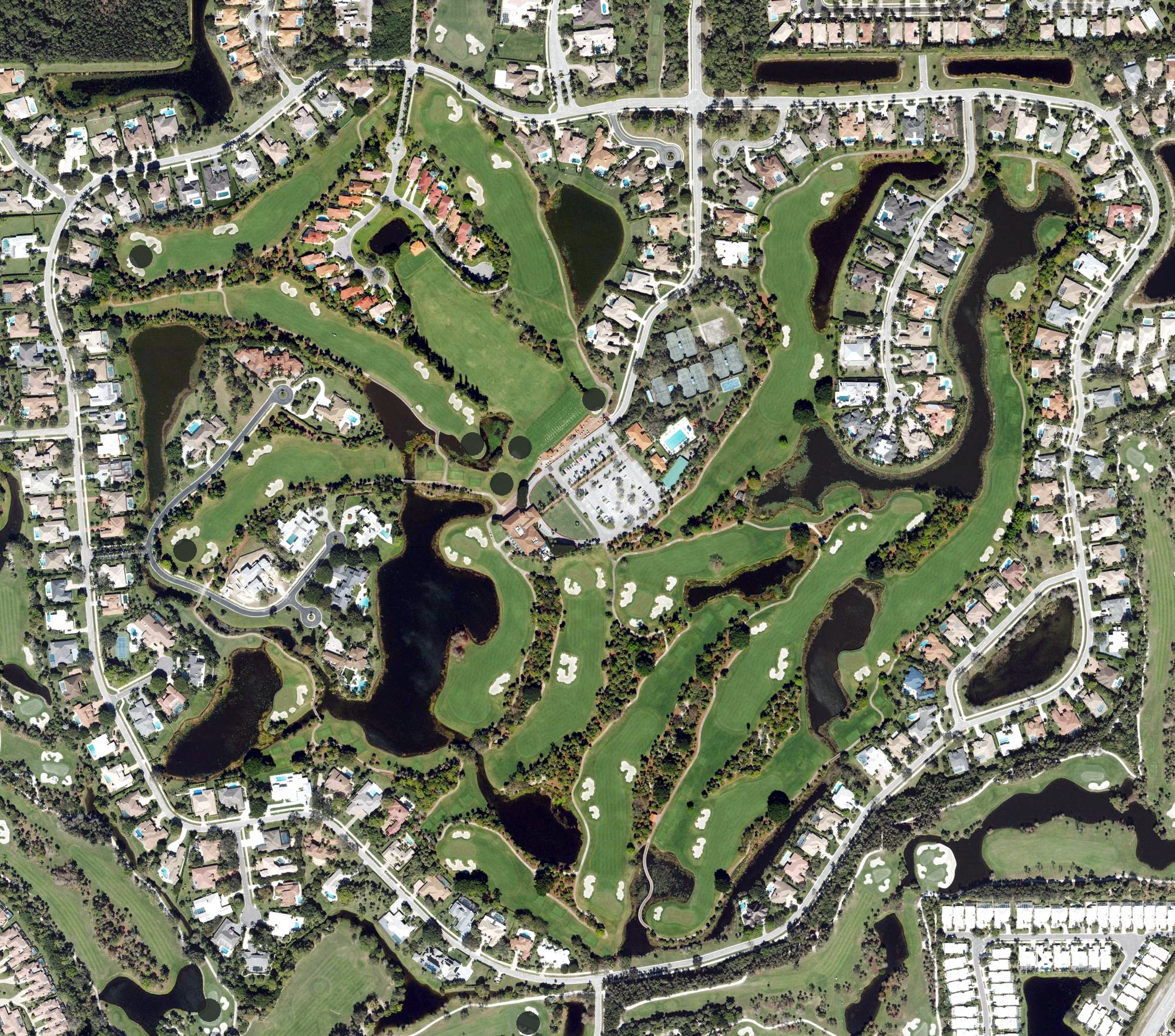 Aerial view of The Breakers Rees Jones Course, FL