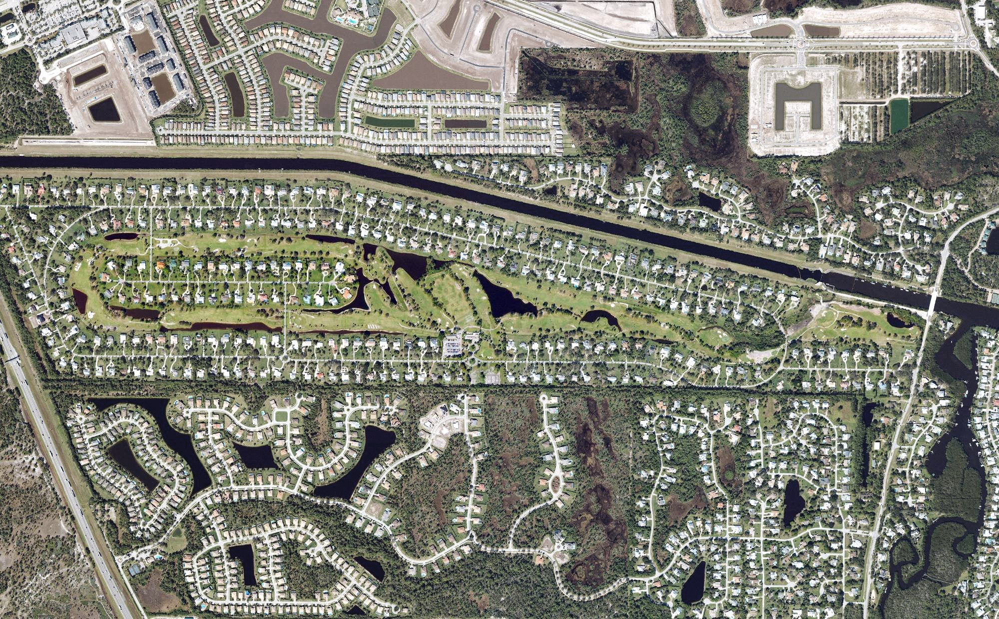 Aerial view of The Evergreen Club, FL