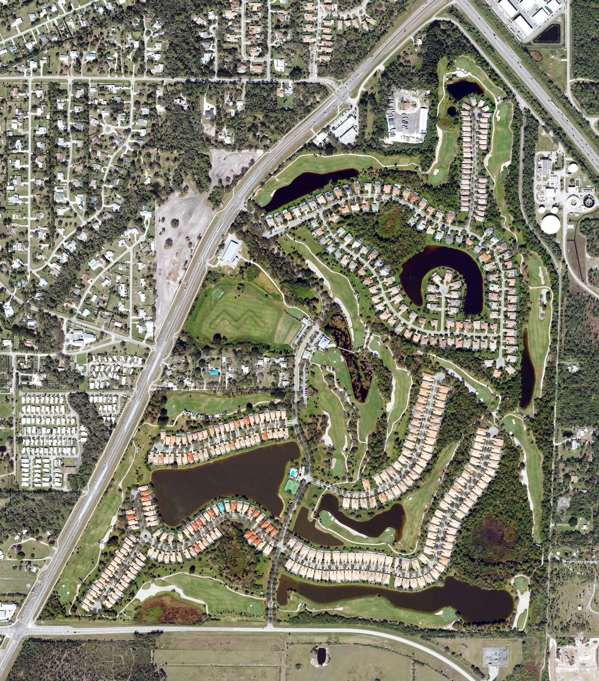 Aerial view of The Florida Club, FL