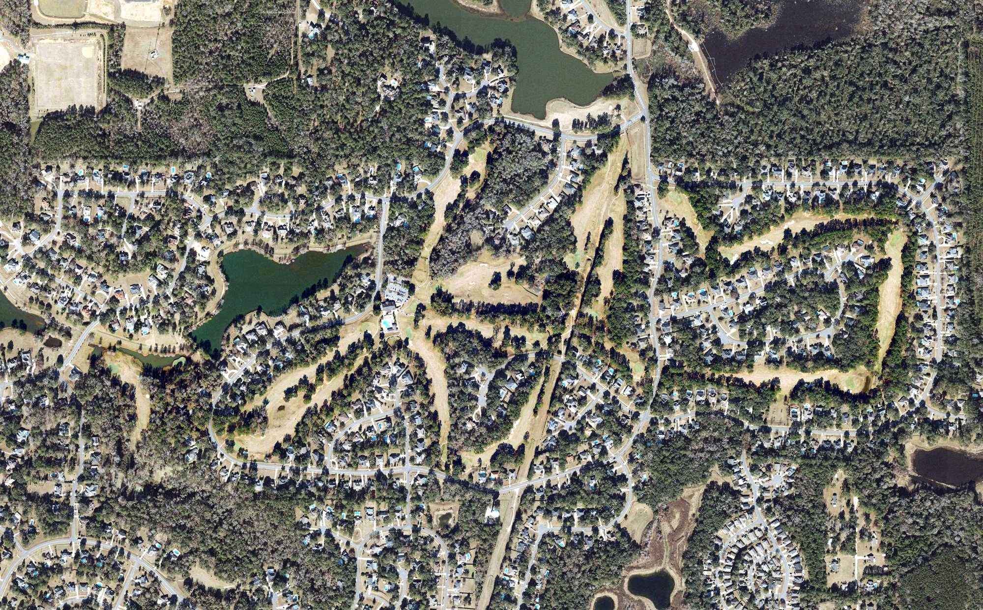 Aerial view of The Golf Club at Summerbrooke, FL