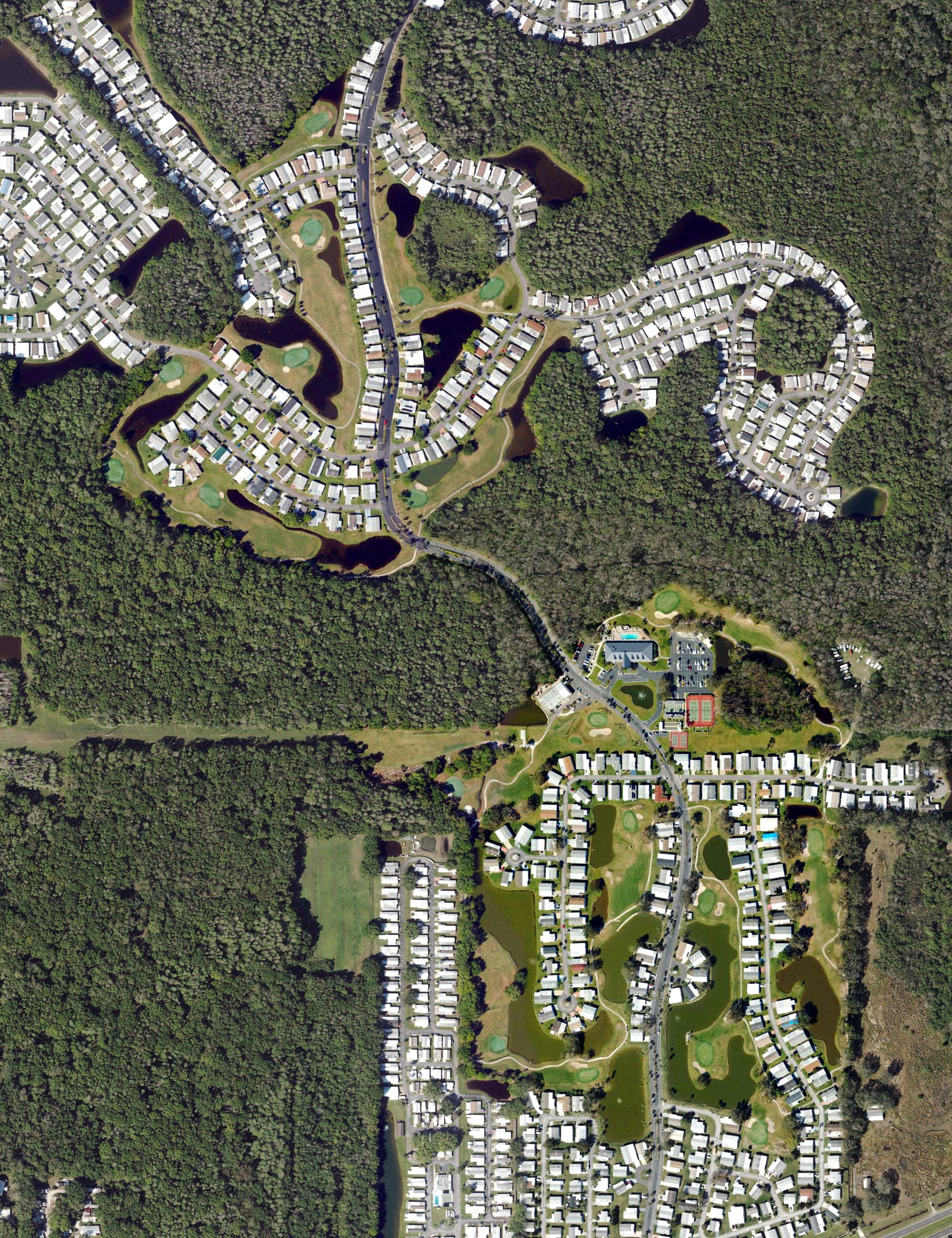 Aerial view of The Hamptons Golf Club, FL