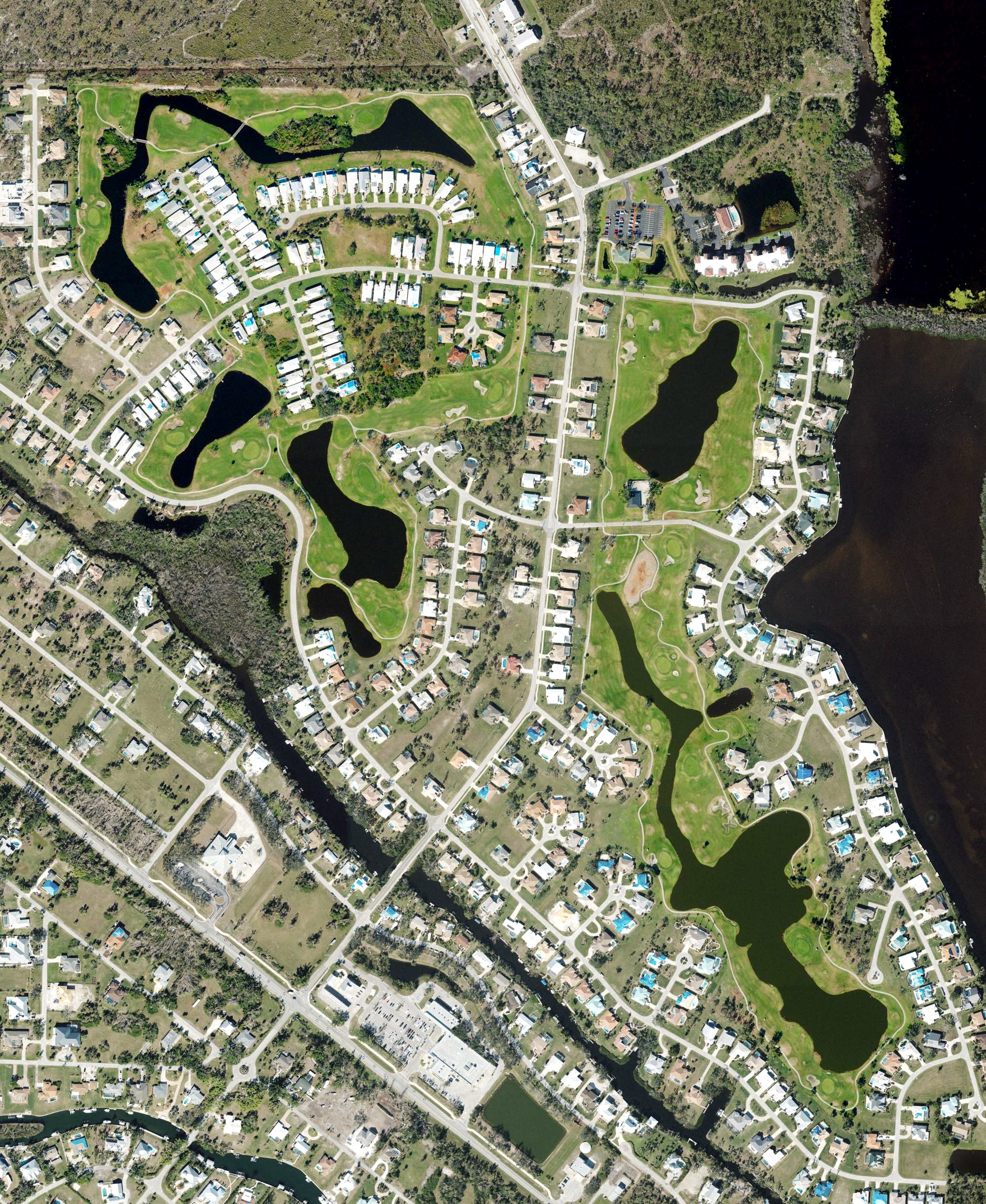 Aerial view of The Links, FL