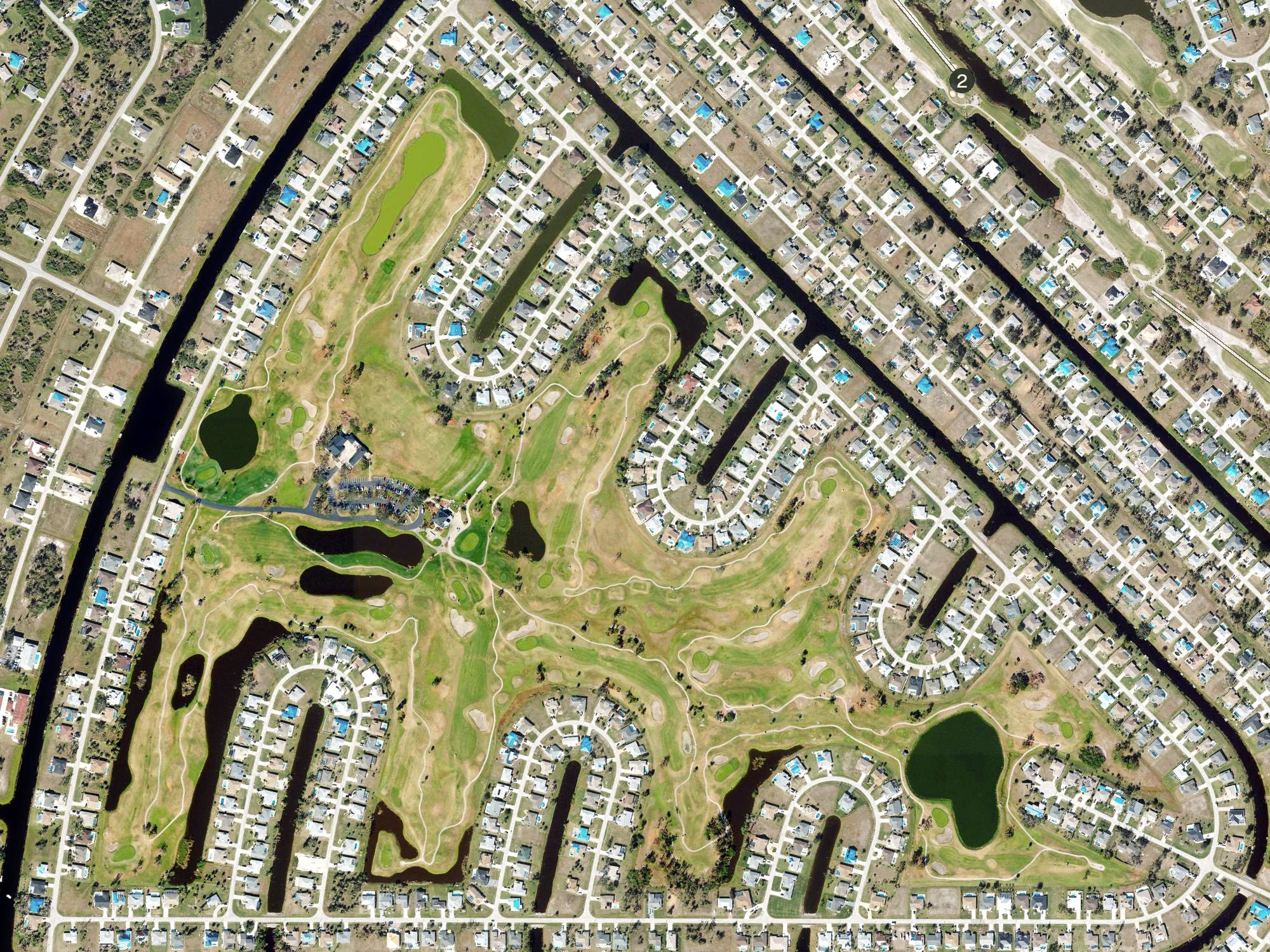 Aerial view of The Palms, FL