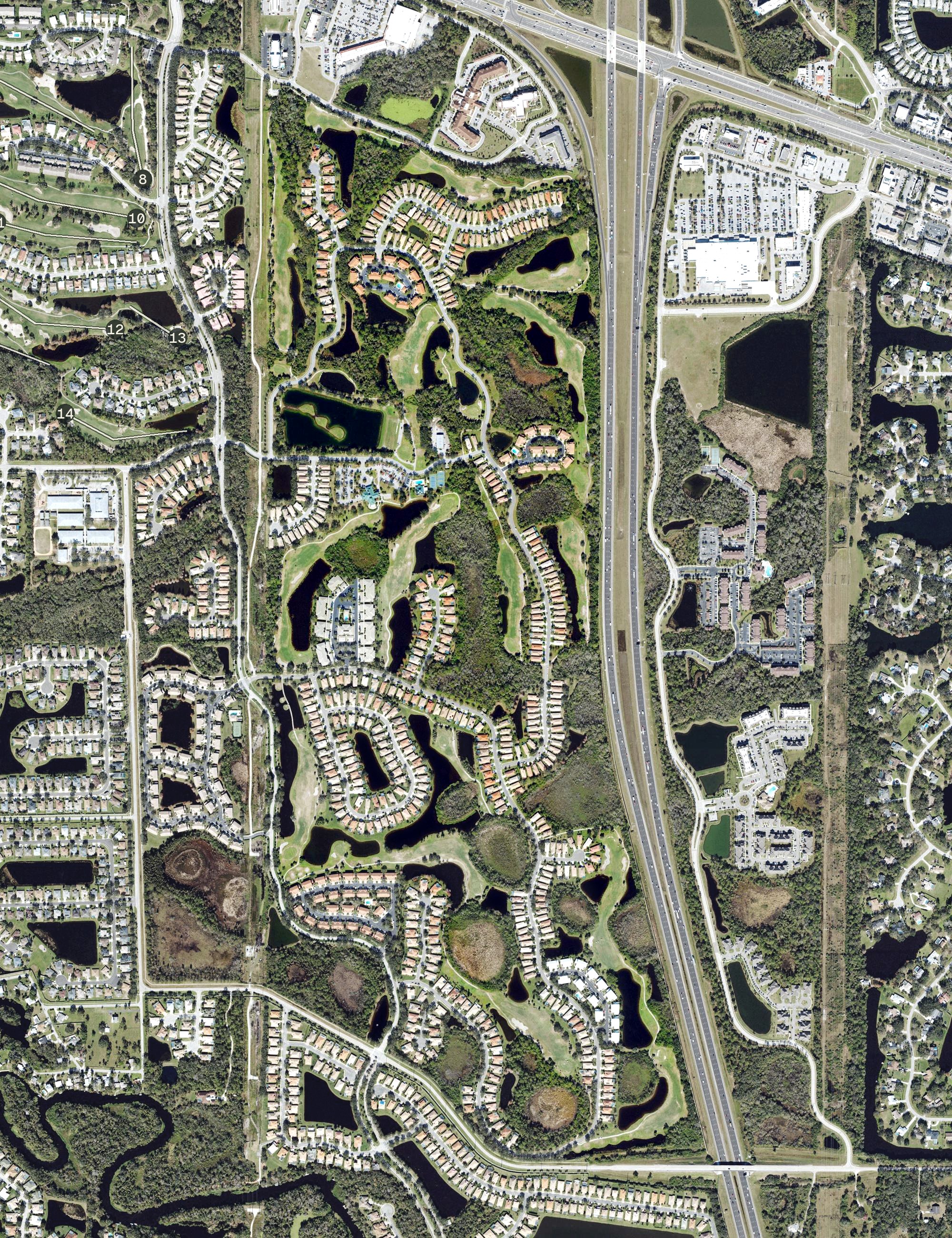 Aerial view of The Preserve Golf Club, FL