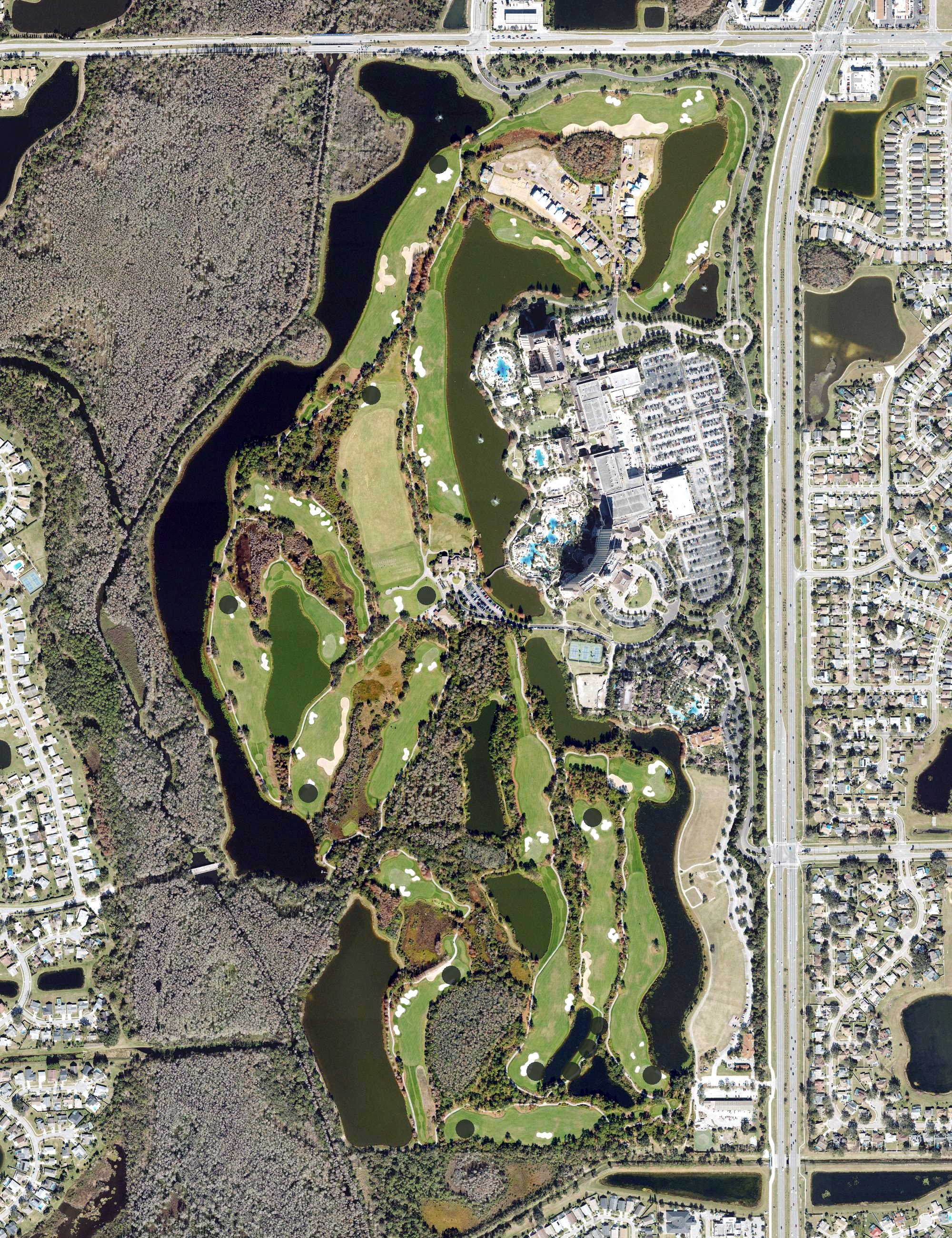 Aerial view of The Ritz-Carlton Golf Club, FL