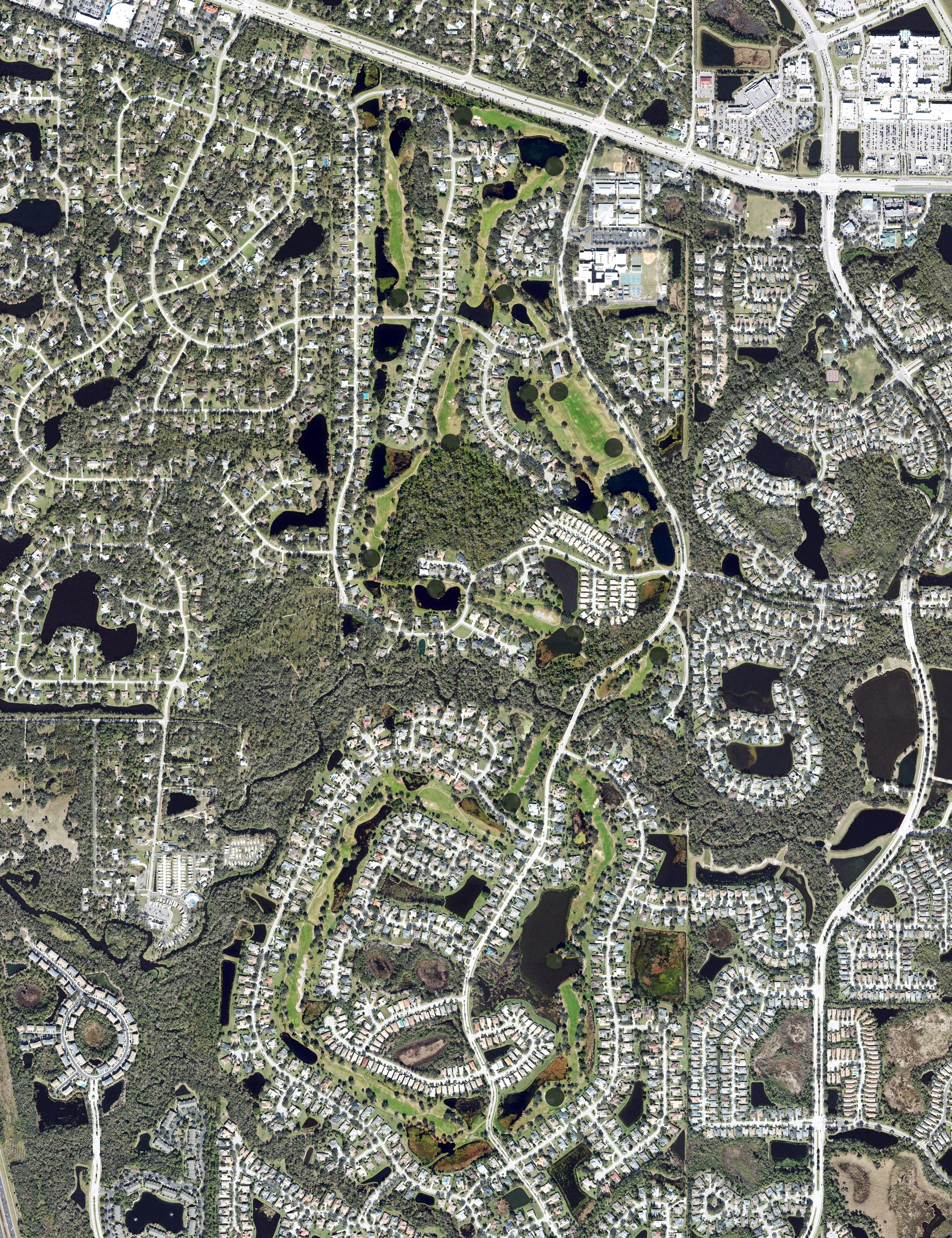 Aerial view of The River Club, FL