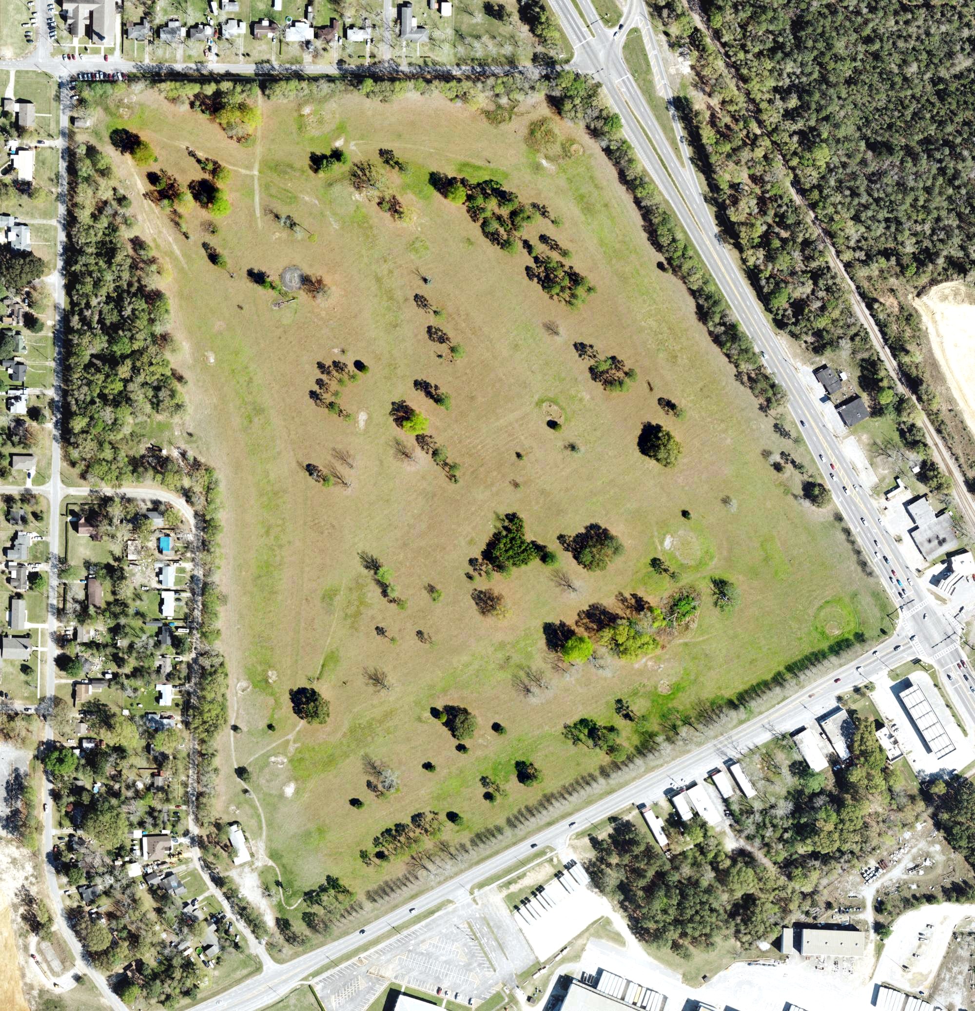 Aerial view of Timber Toss Disc Golf, FL