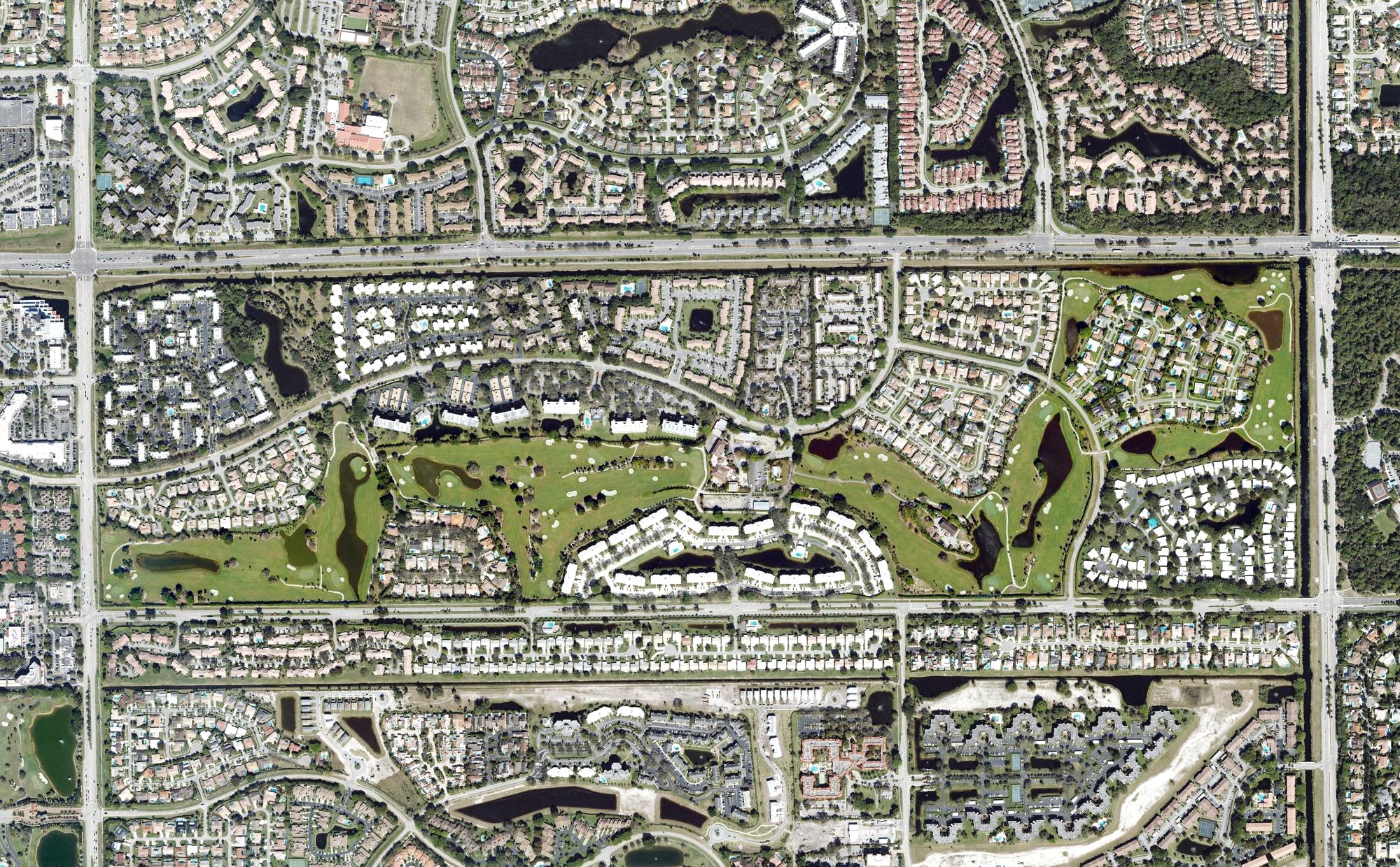 Aerial view of Via Mizner Golf & Country Club, FL