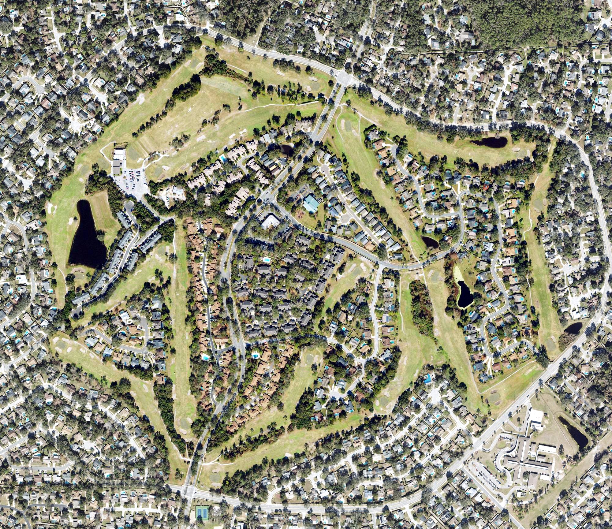 Aerial view of Wekiva Golf Club, FL