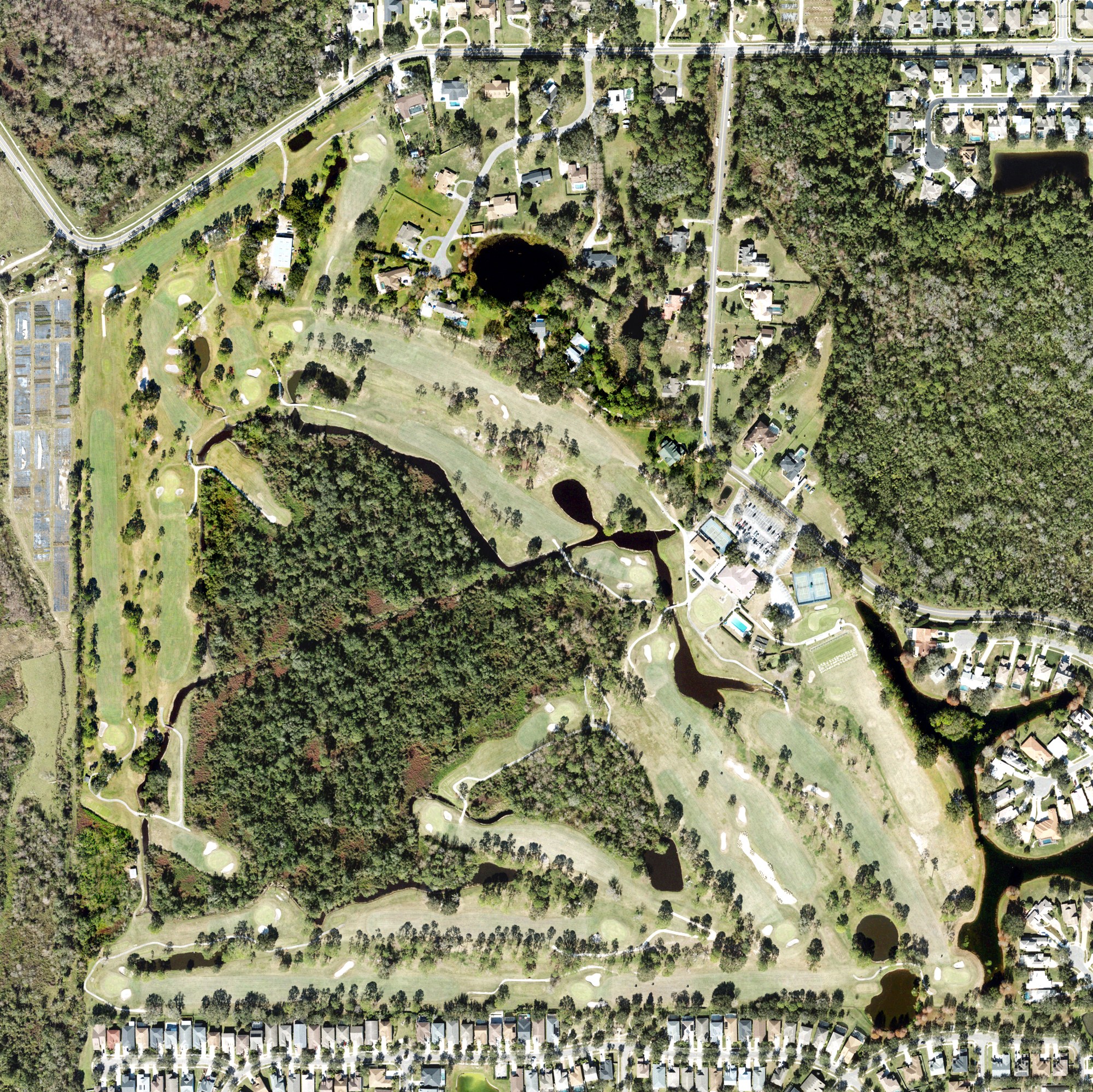 Aerial view of West Orange Country Club, FL