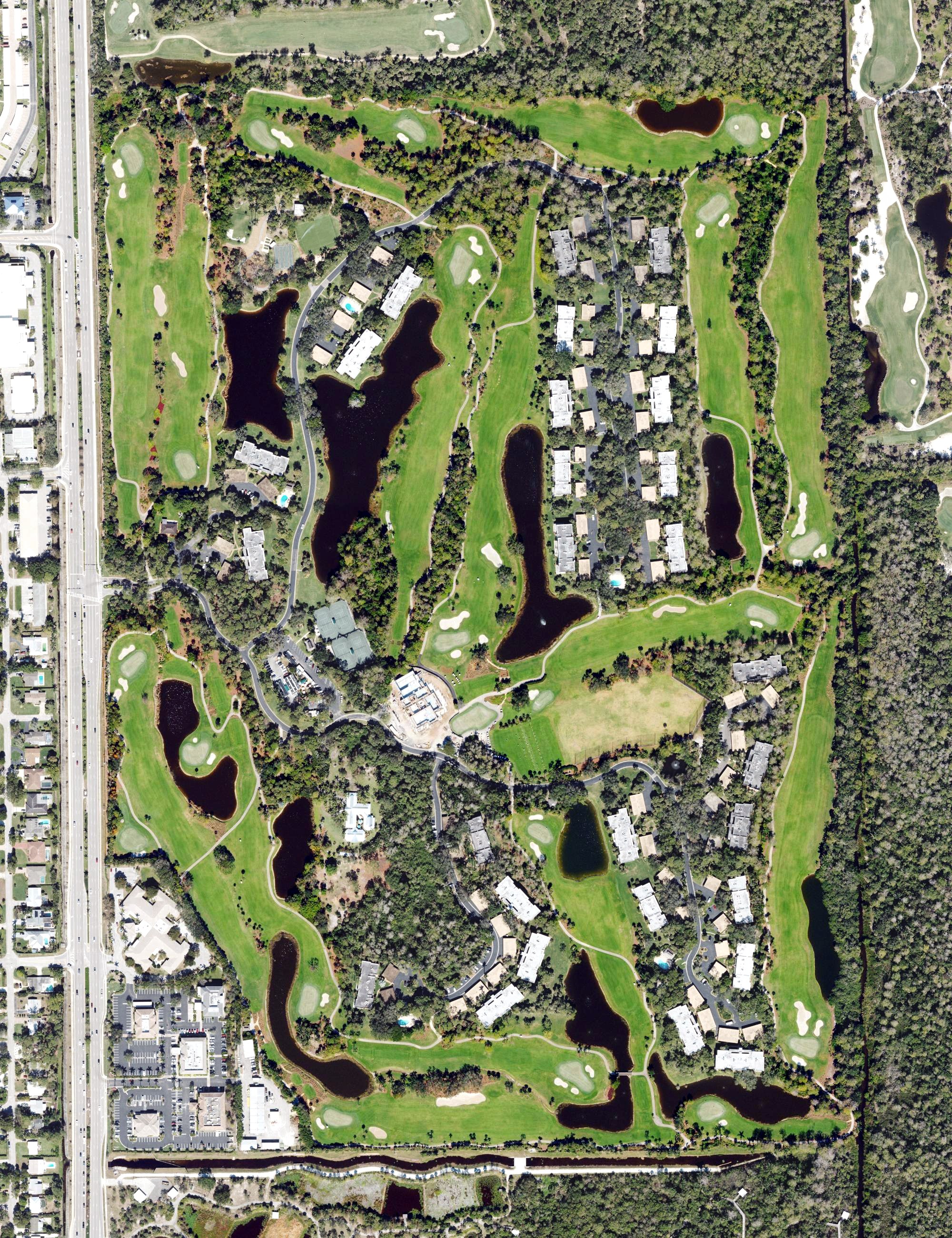 Aerial view of Wilderness Country Club, FL