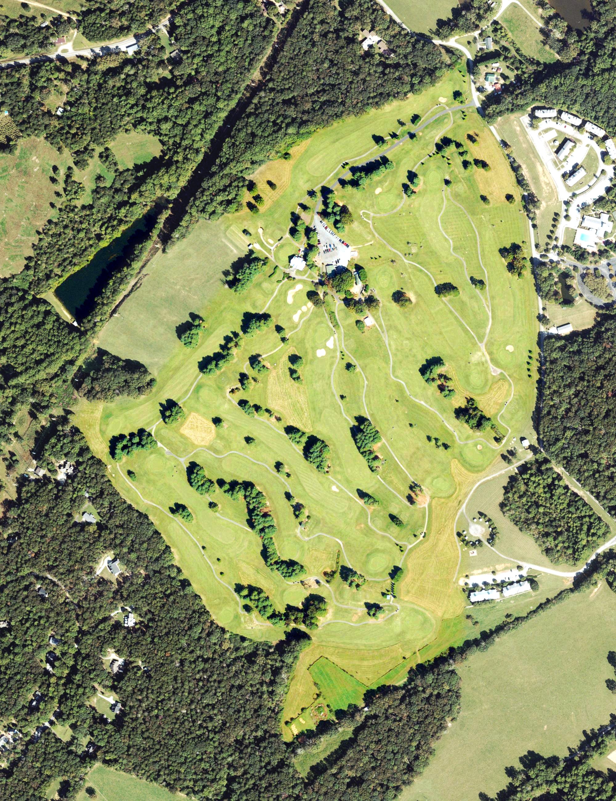 Aerial view of Apple Mountain Golf Club, GA