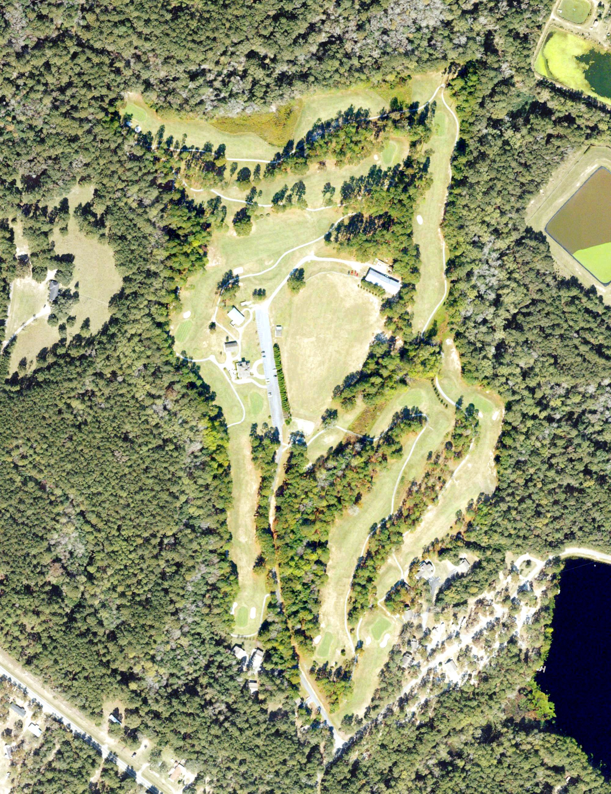 Aerial view of Brazell's Creek Golf Course, GA