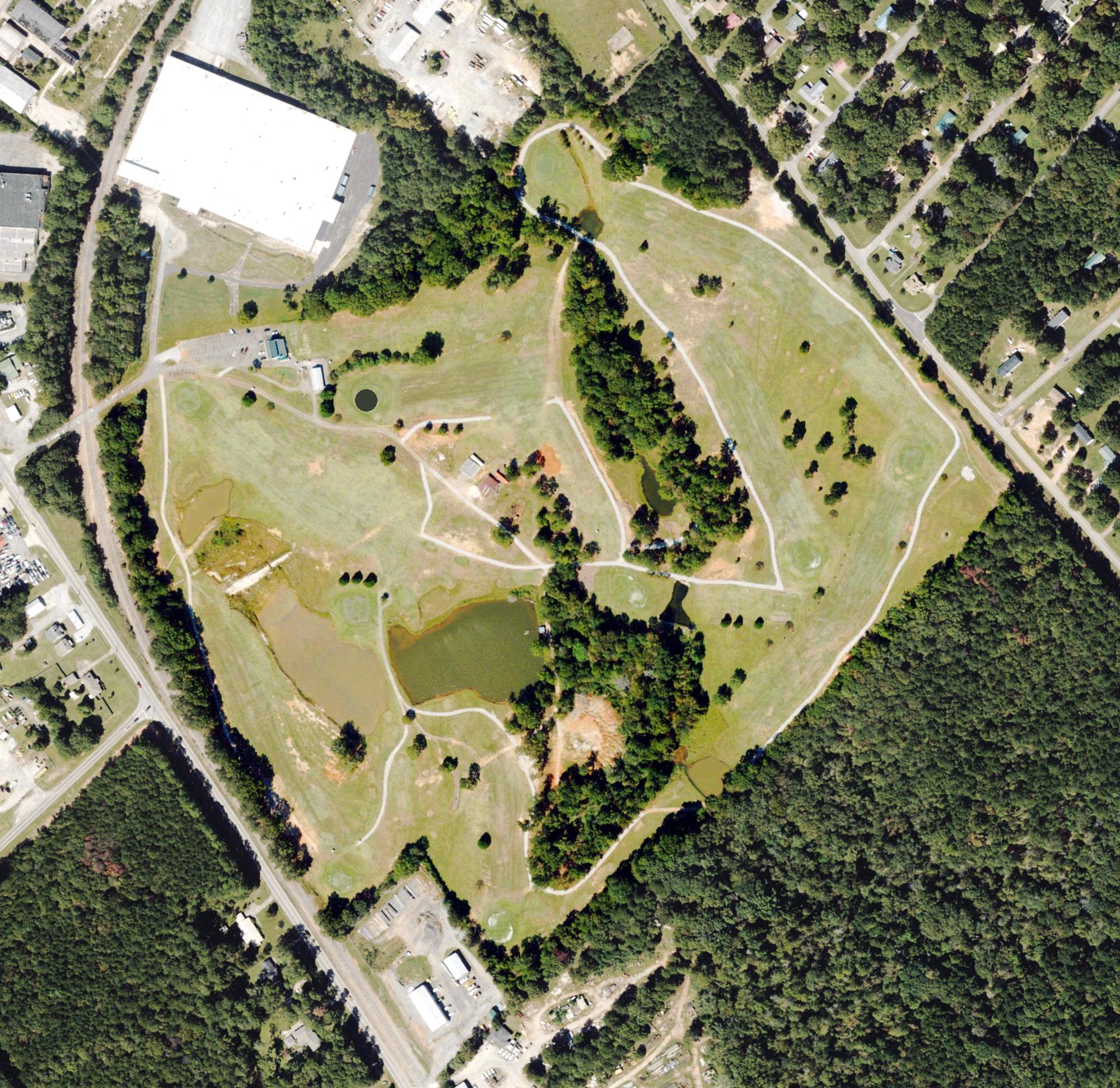 Aerial view of C. Uncle Remus Golf Course, GA