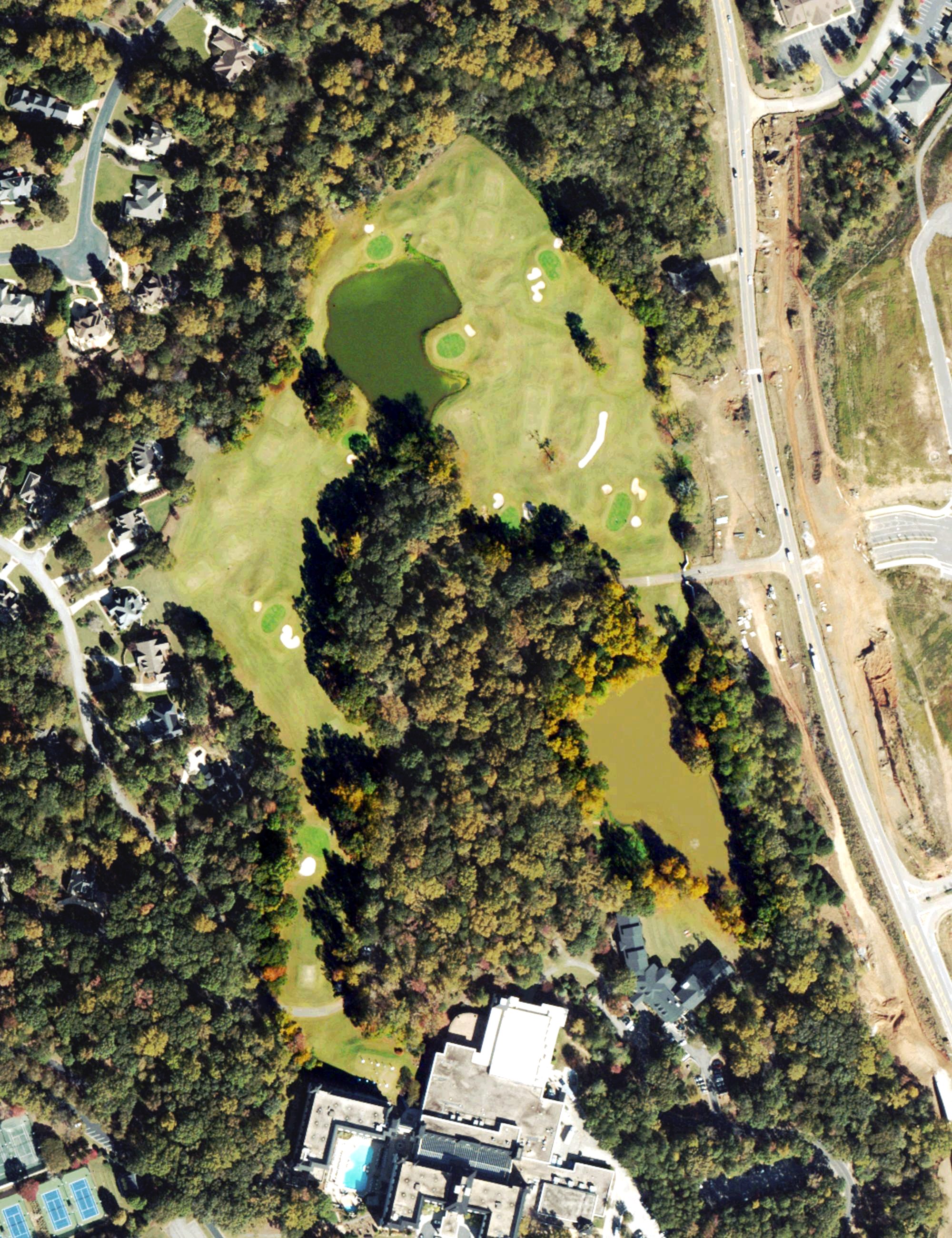 Aerial view of Chateau Elan Golf Club - Executive Par 3 Course, GA