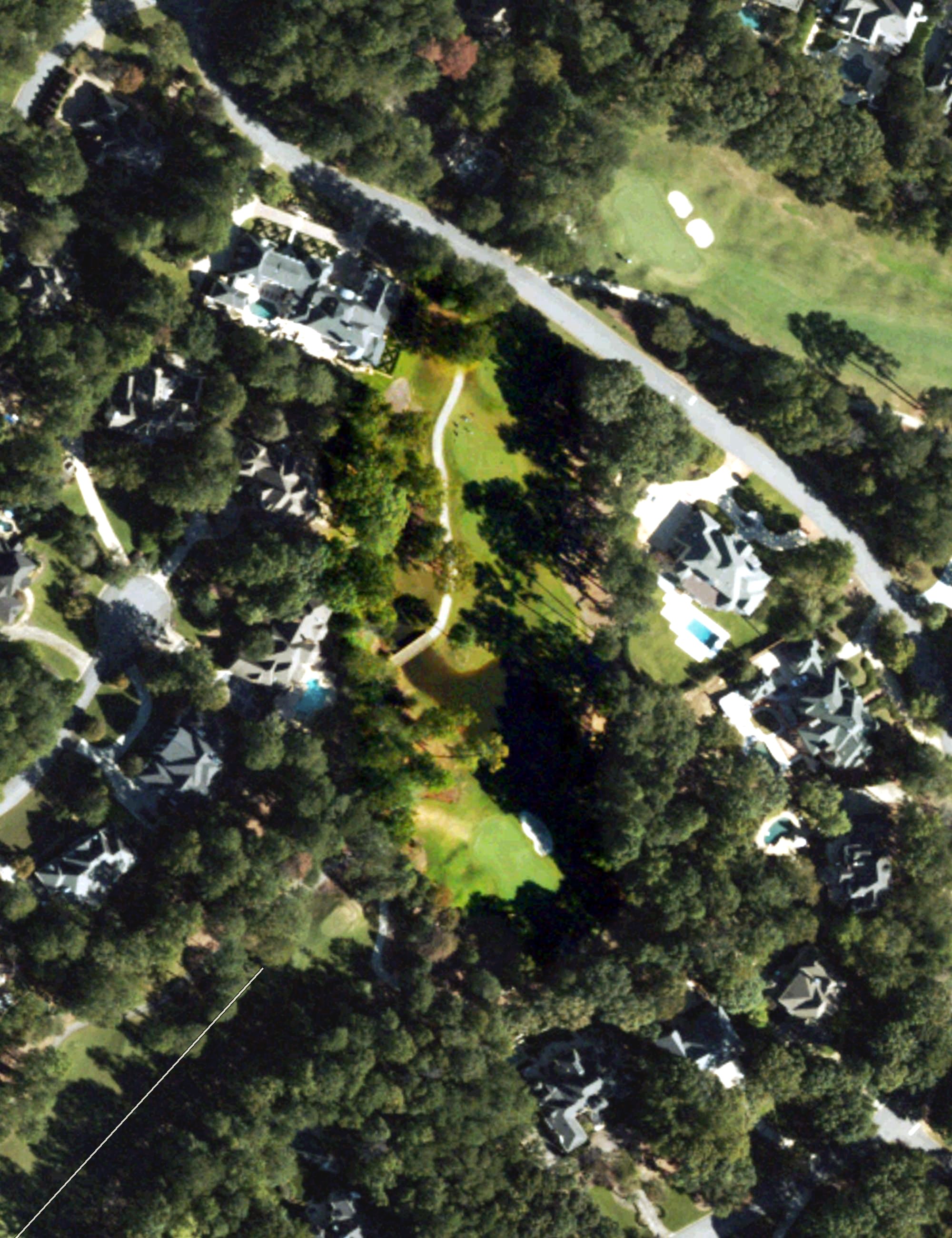 Aerial view of Country Club of The South, GA
