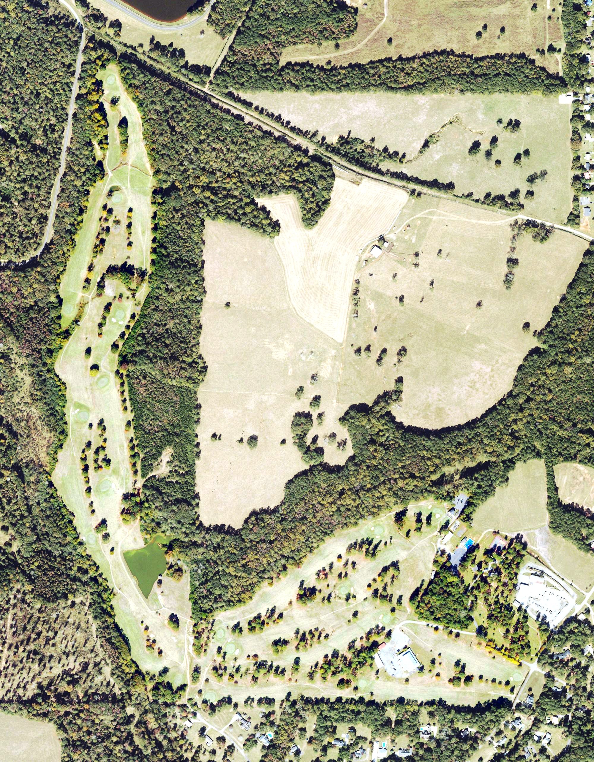 Aerial view of Forsyth Golf Course, GA