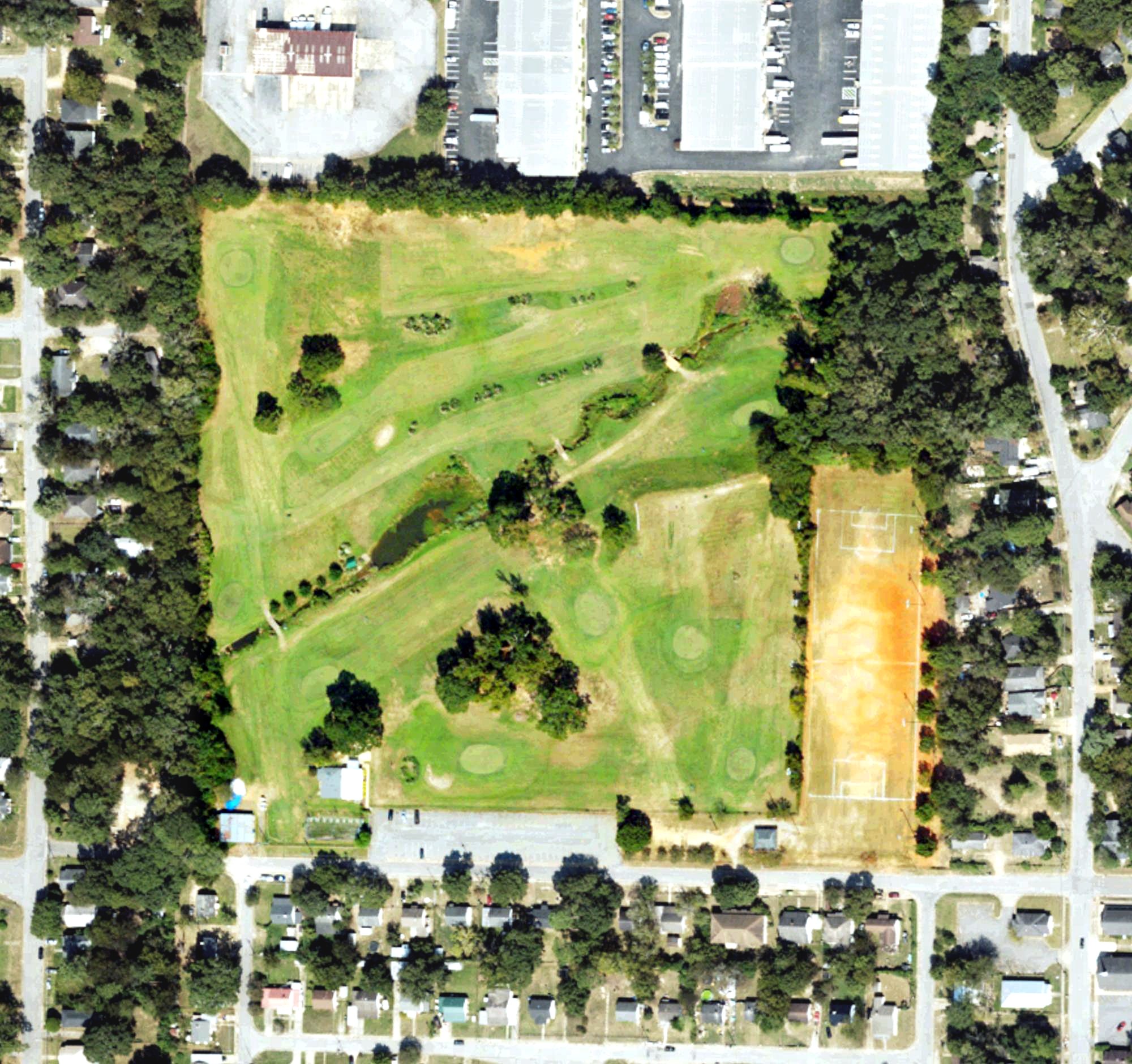Aerial view of Godwin Creek Golf Course, GA