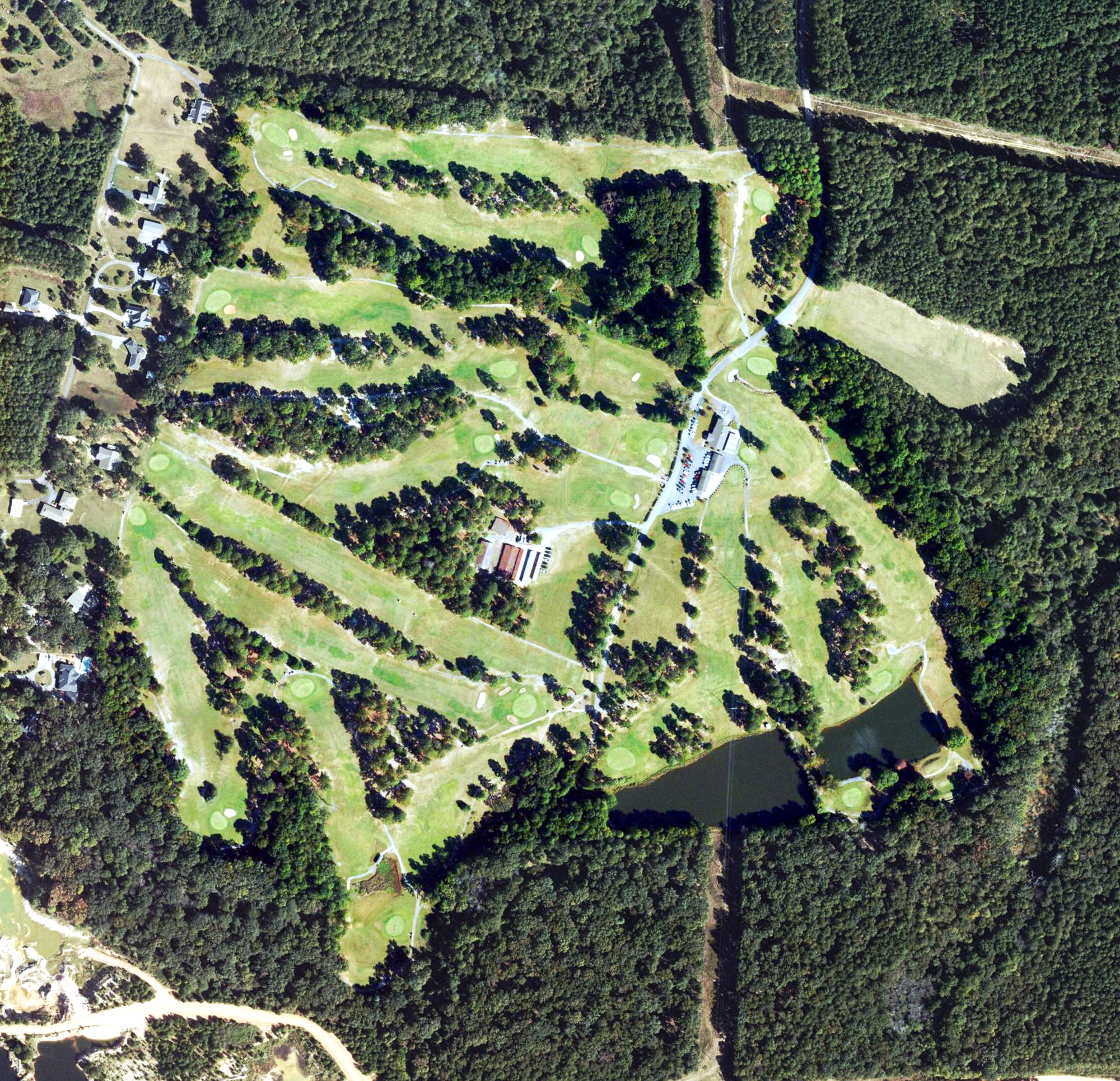Aerial view of Hartwell Golf Club, GA