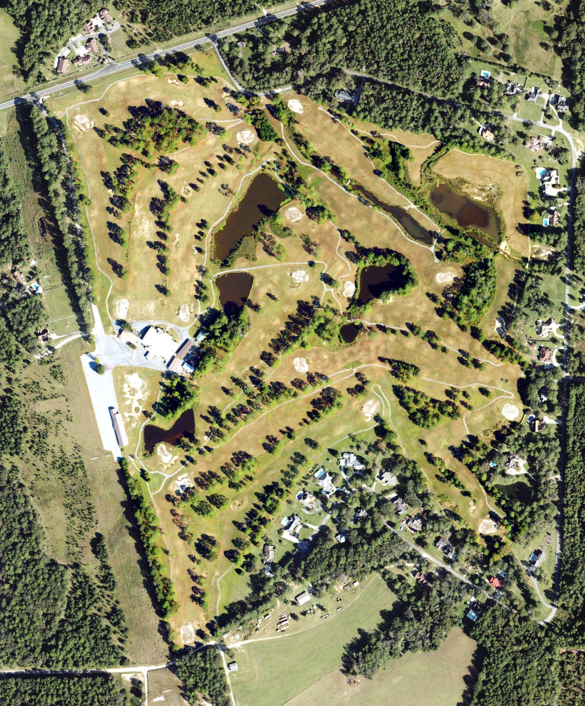 Aerial view of Hawk's Point Golf Course, GA
