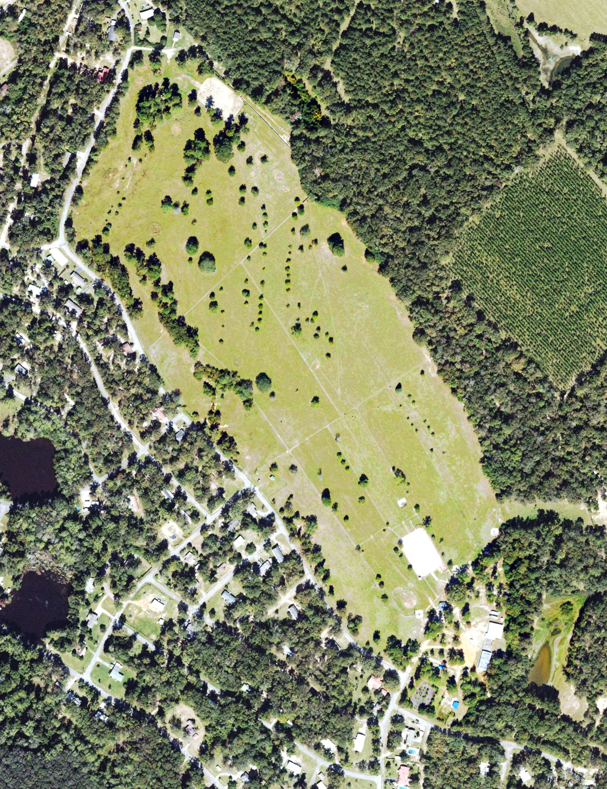 Aerial view of Holiday Hills Golf Course, GA