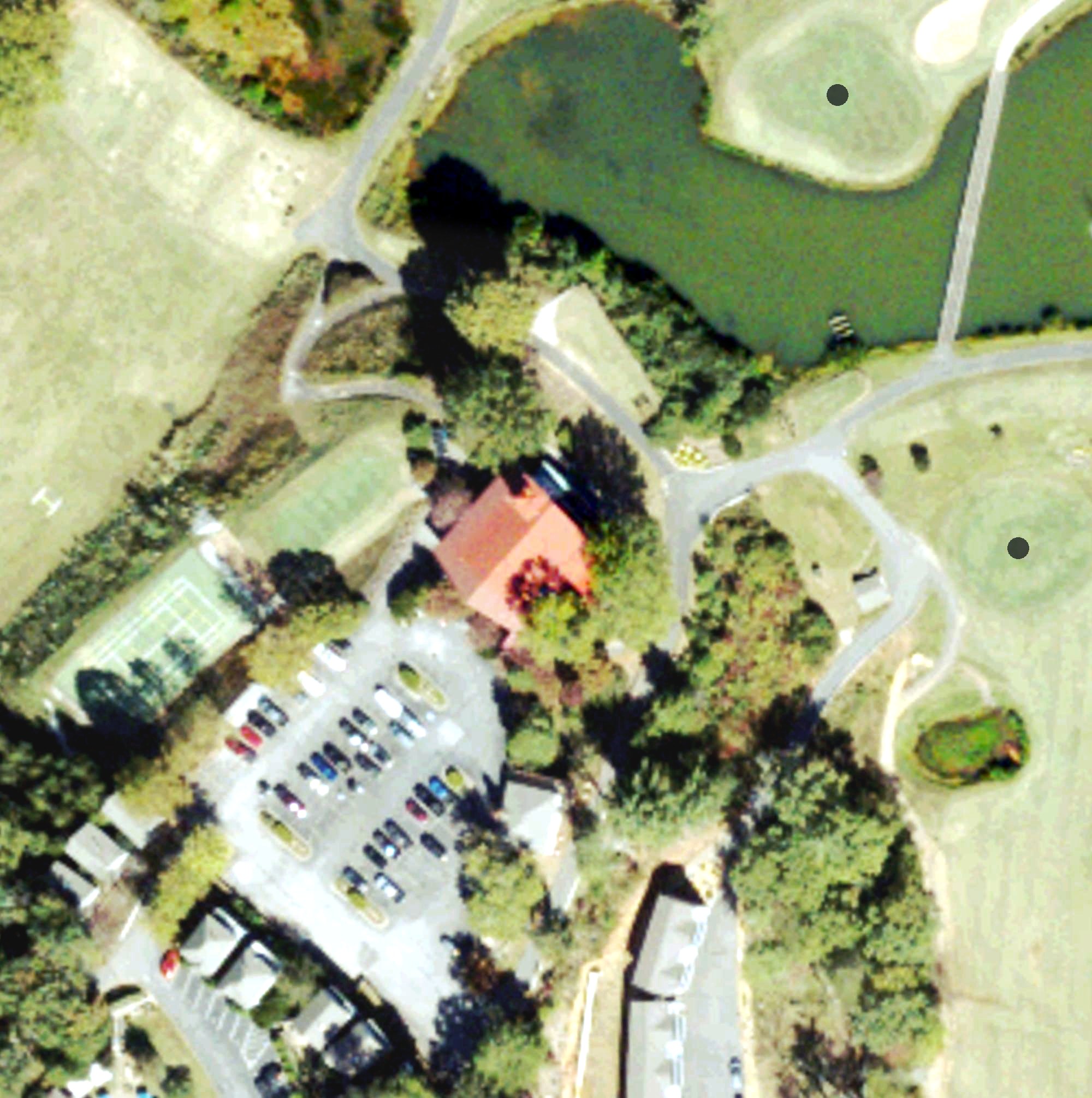 Aerial view of Innsbruck Golf Club, GA