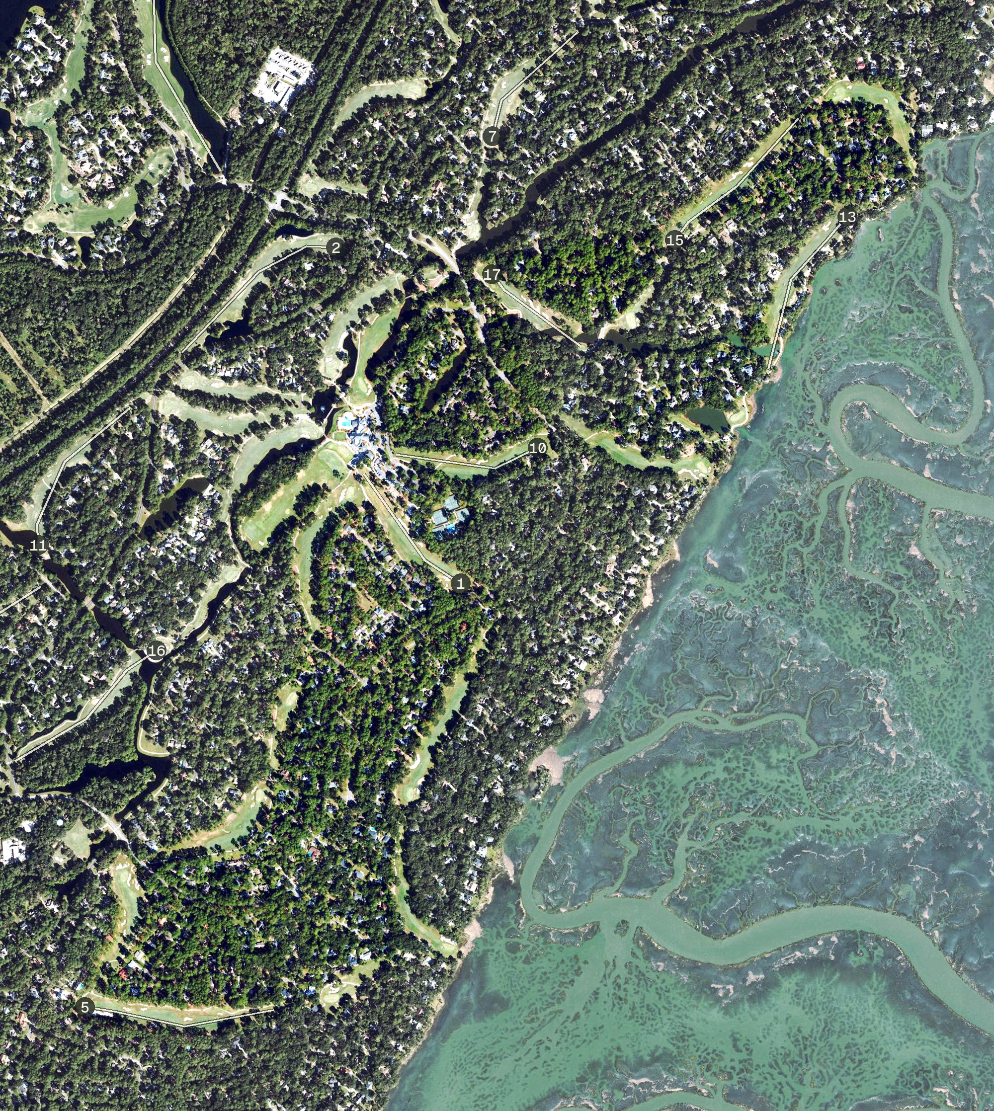Aerial view of Marshwood, GA
