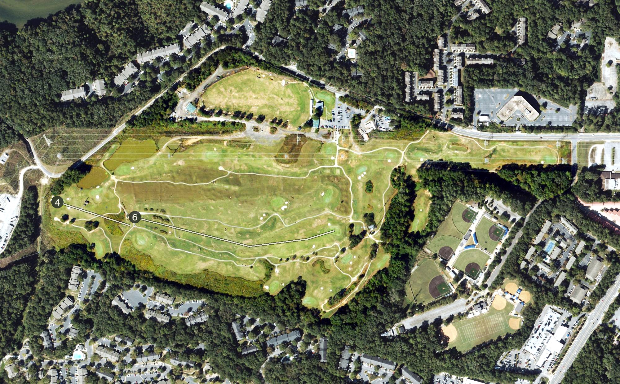 Aerial view of Steel Canyon Golf Club, GA