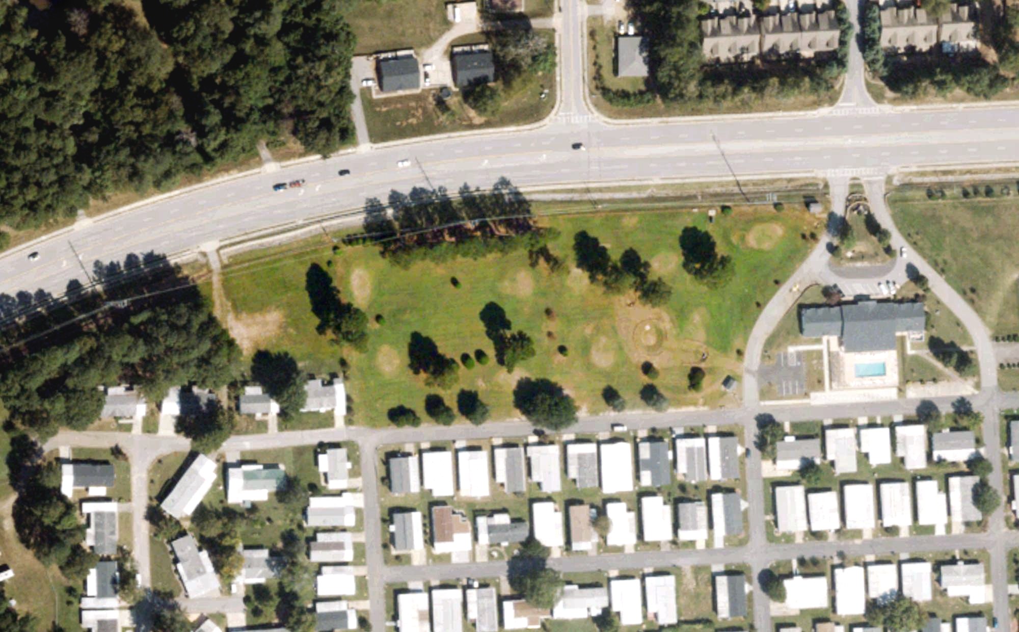 Aerial view of Wymberly Community Golf Course, GA