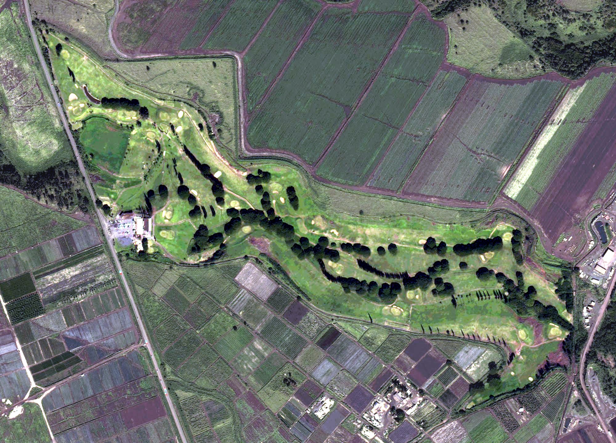 Aerial view of Hawaii Country Club, HI