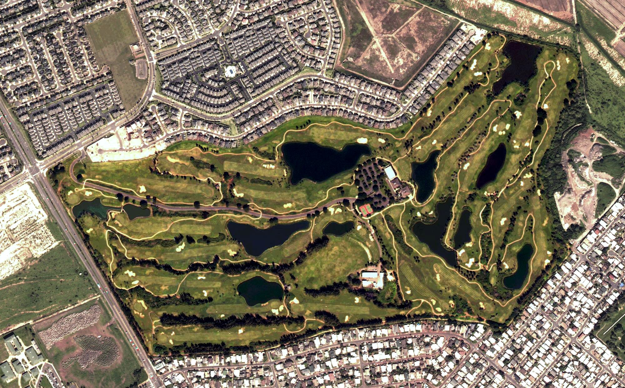 Aerial view of Hawaii Prince Golf Club, HI