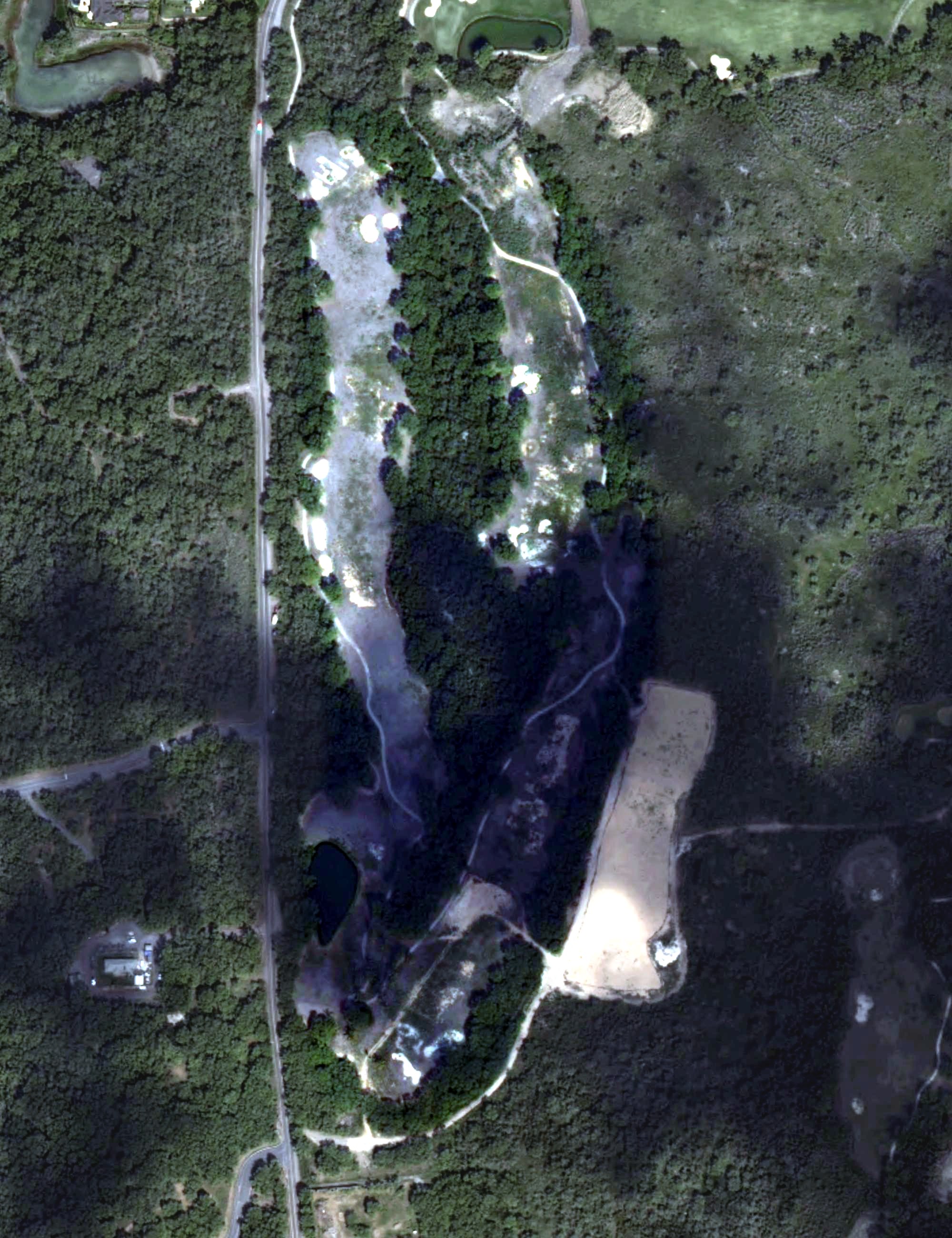 Aerial view of Makena South Course, HI