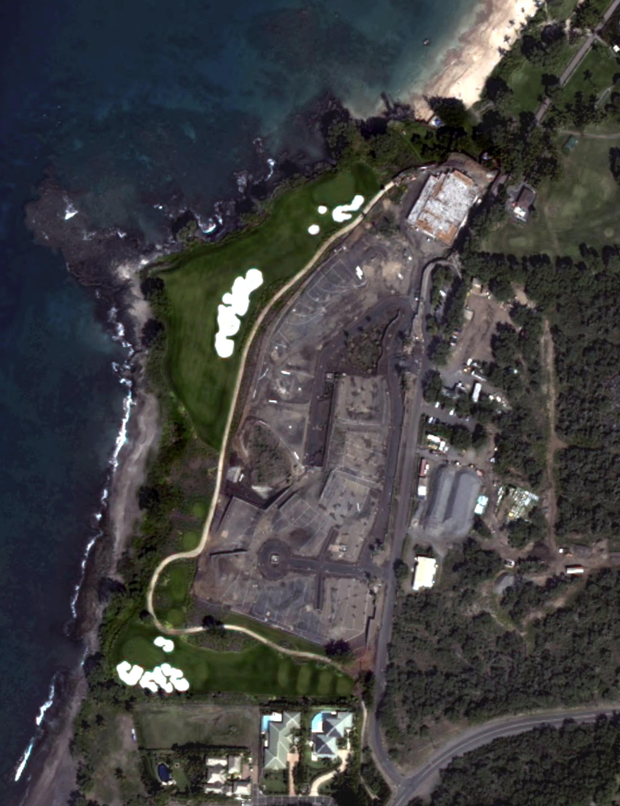 Aerial view of Makena South Course, HI