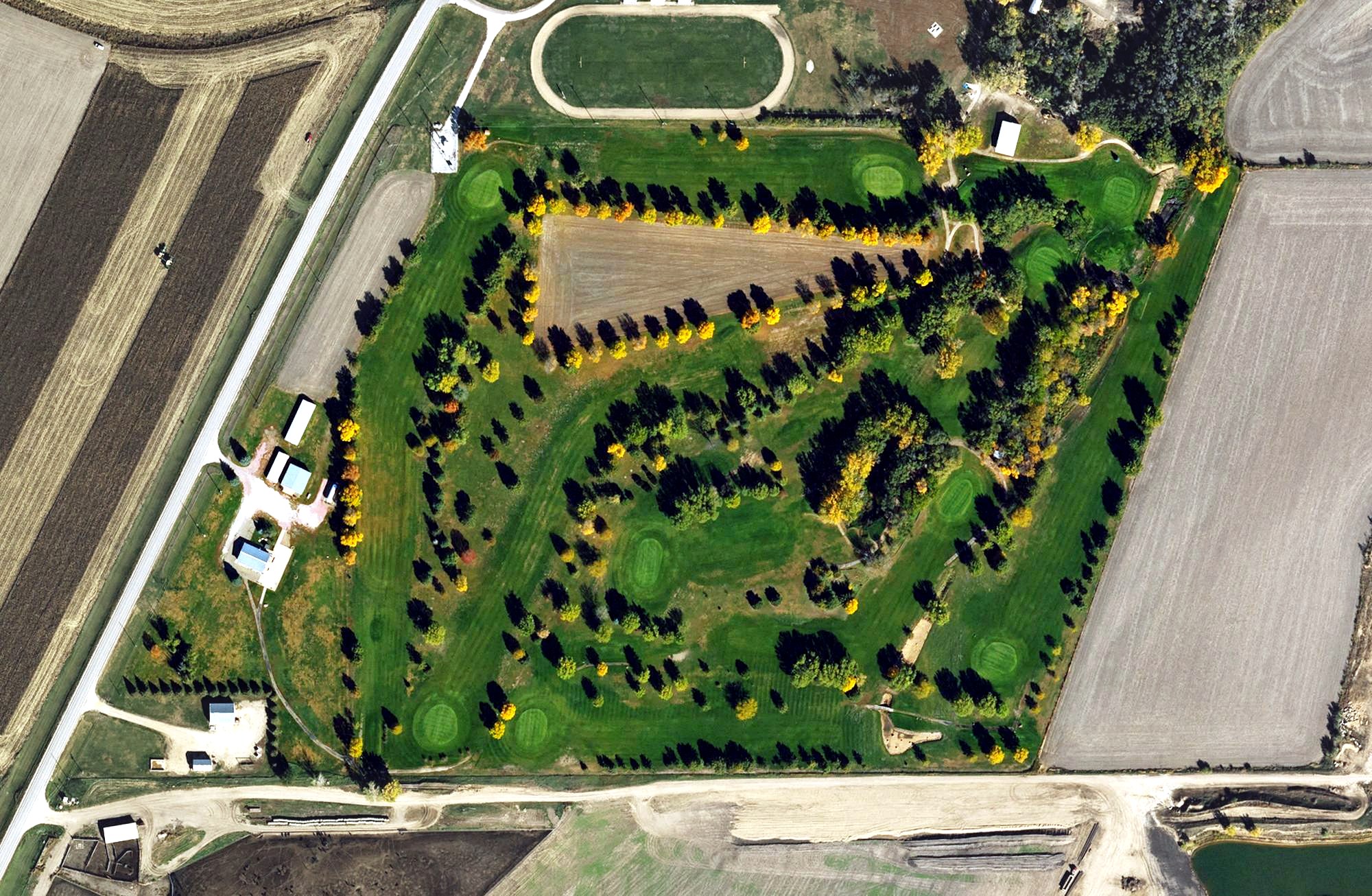 Aerial view of Anthon Golf Club, IA