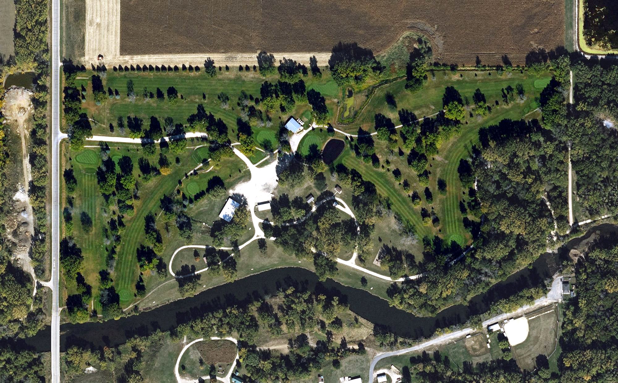 Aerial view of Beaver Meadows Golf Club, IA