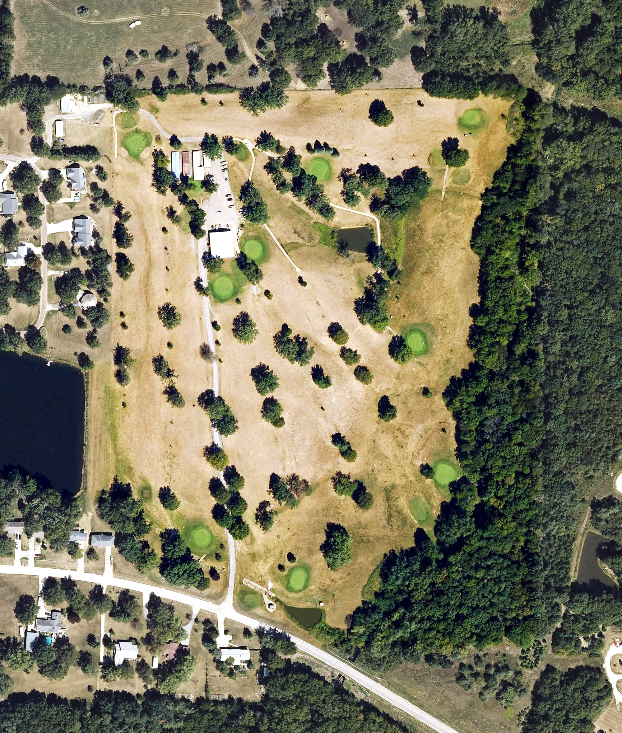 Aerial view of Bloomfield Country Club, IA