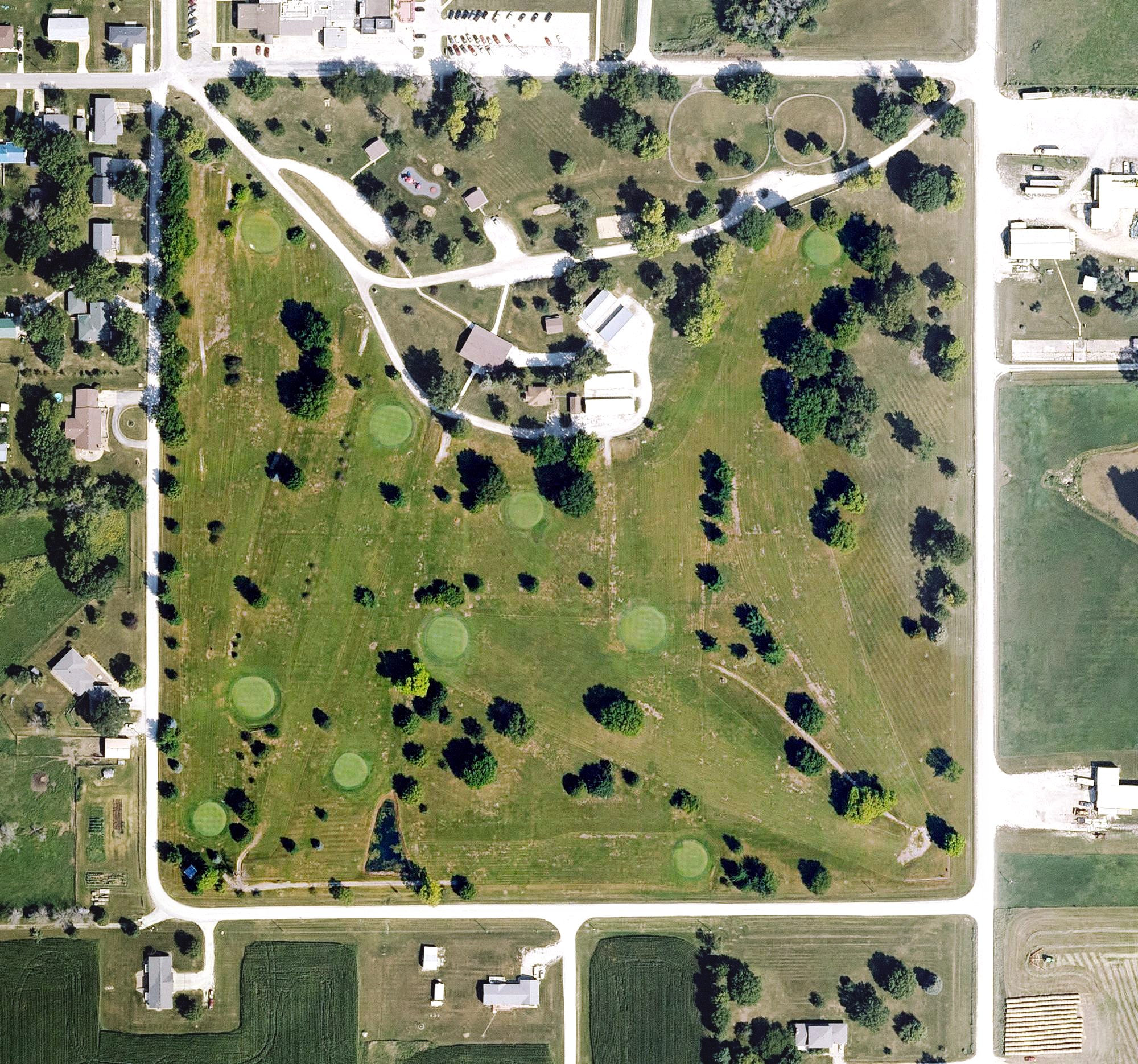 Aerial view of Corydon Municipal Golf Course, IA